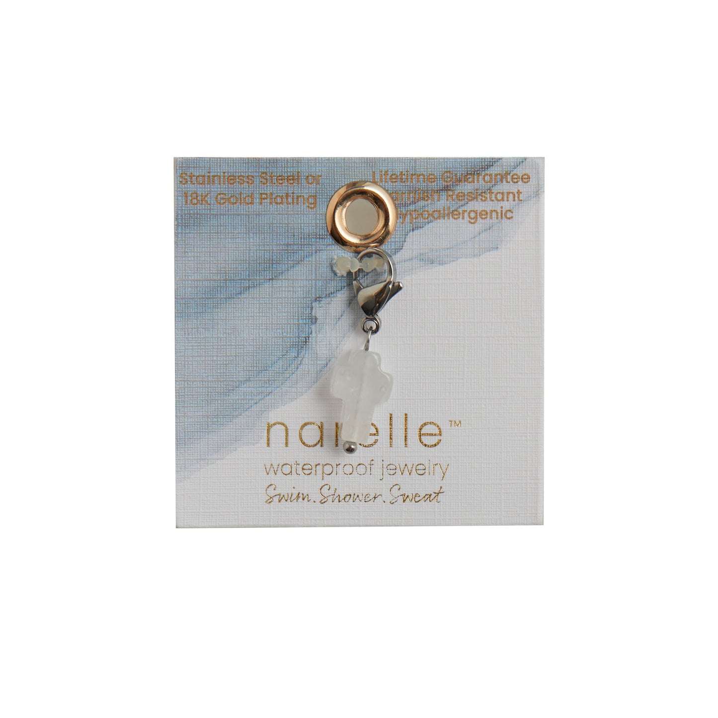 Narelle Waterproof Inspirational Cross Charm