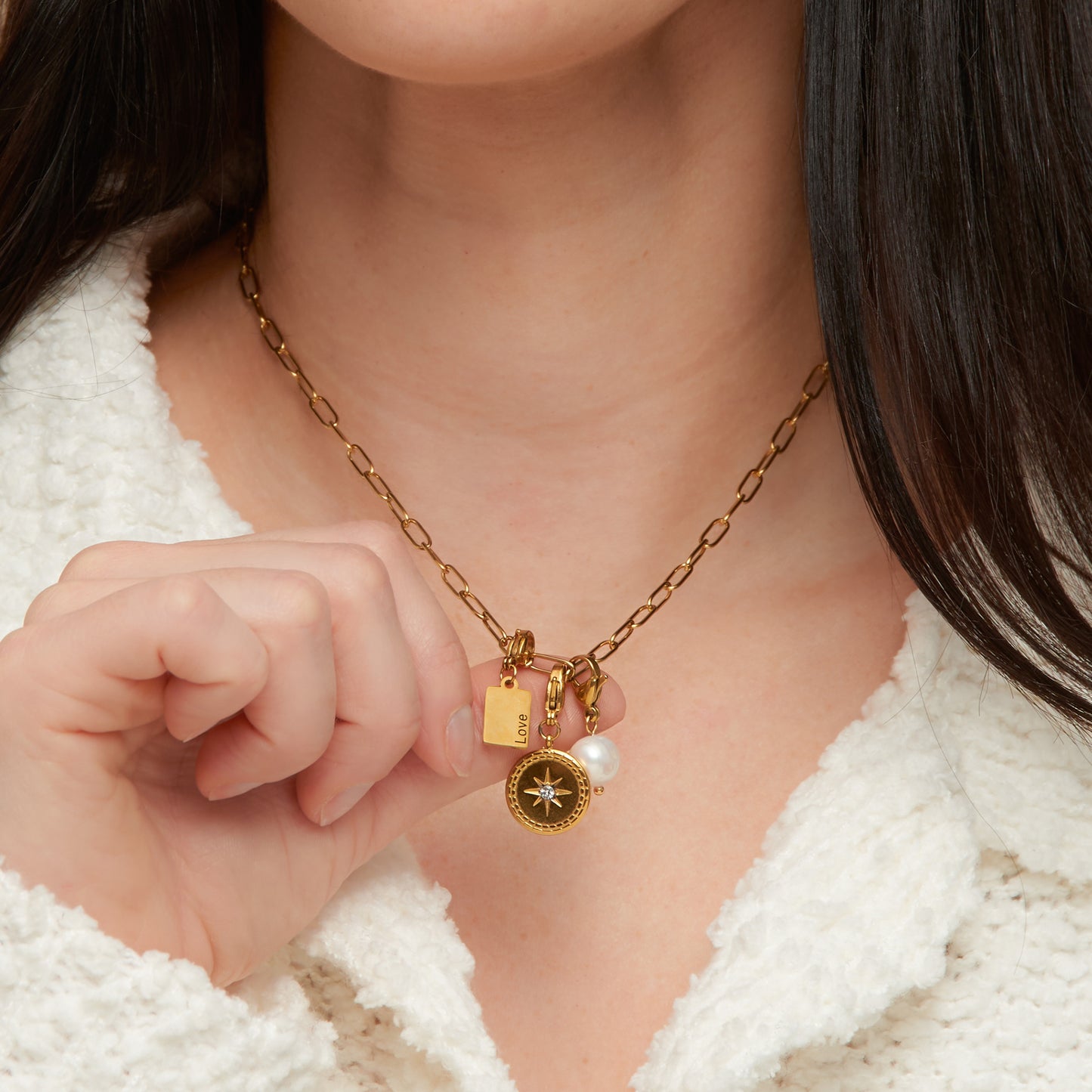 Narelle Waterproof Compass Charm