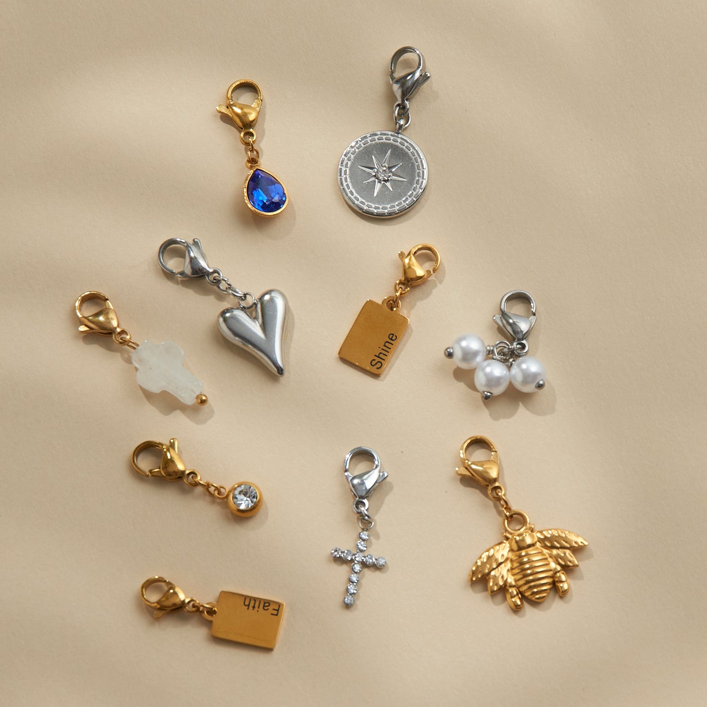 Narelle Waterproof Compass Charm