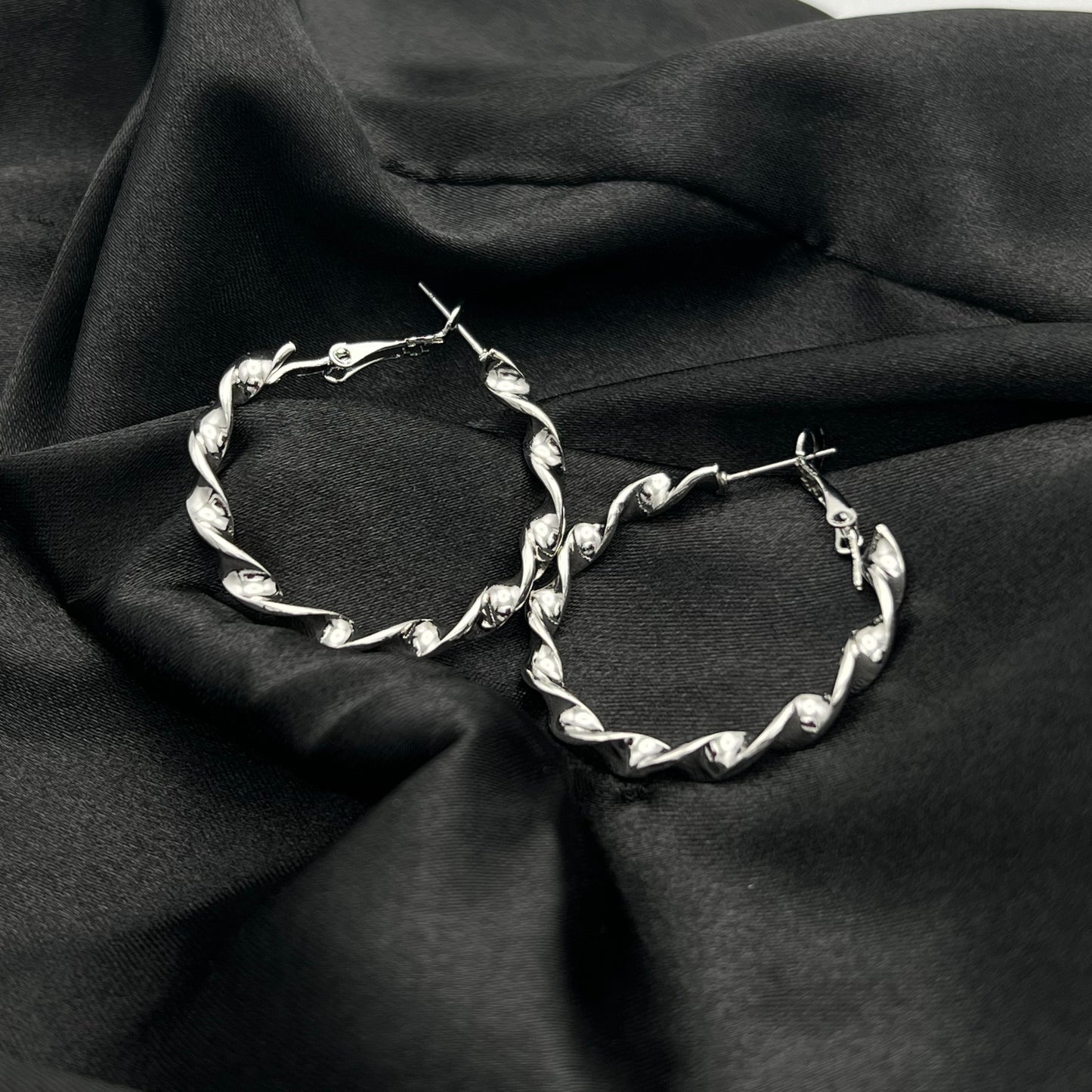 Twist Hoop Earrings
