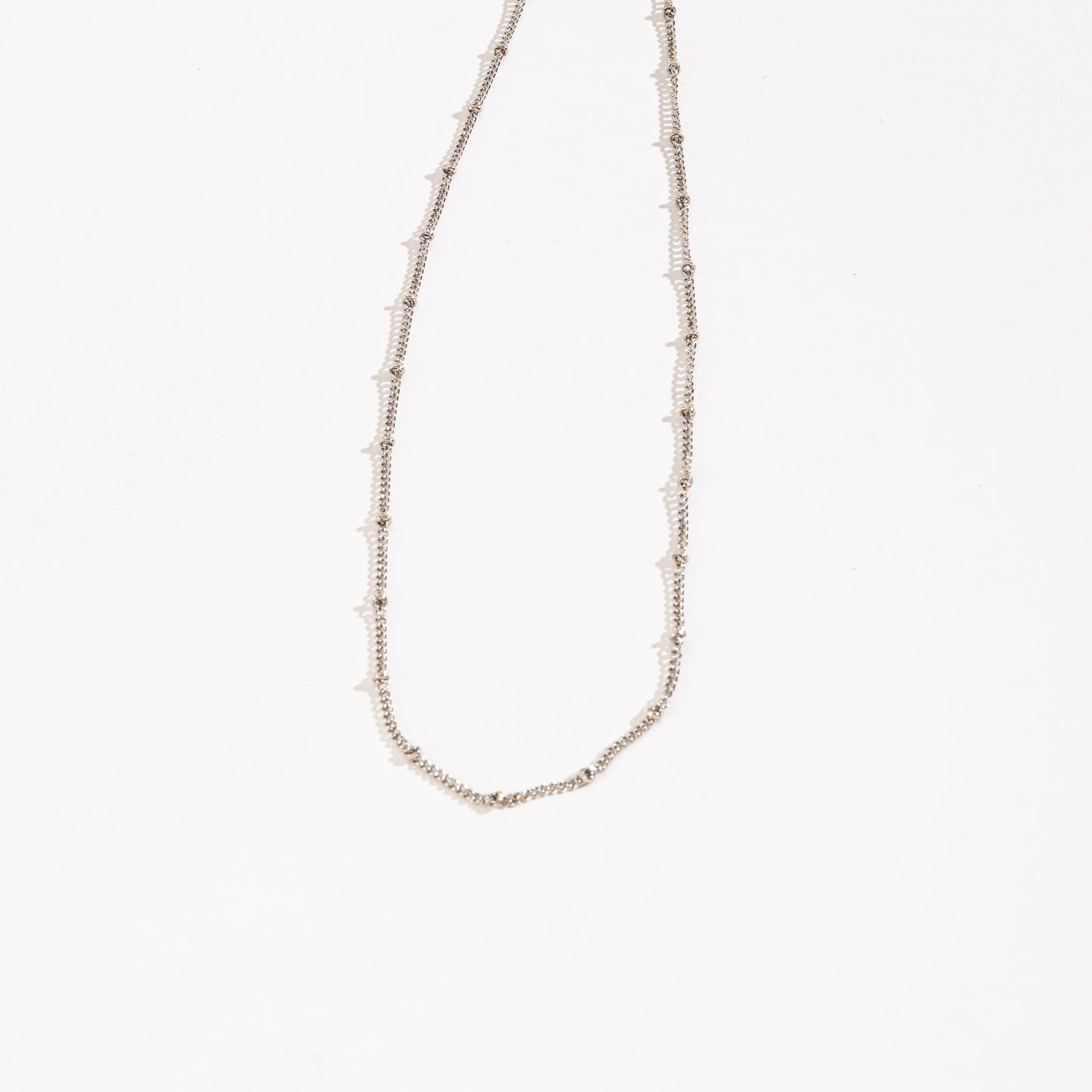 18" 3mm Bead Chain Necklace