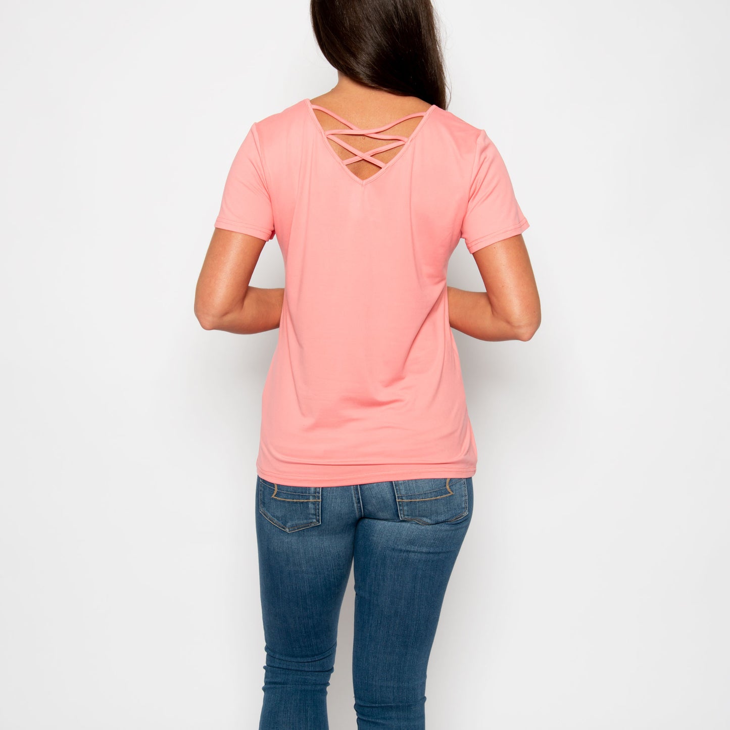 Giselle V-Neck Short Sleeve Top