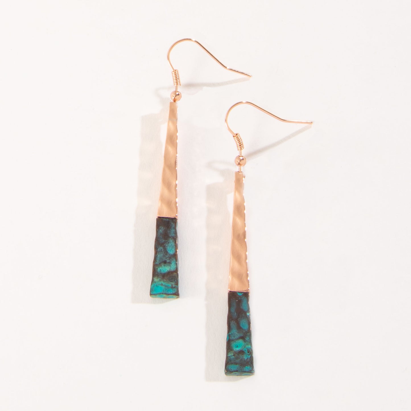 Ember Classic Western Patina Bar Hook Dangle Earrings