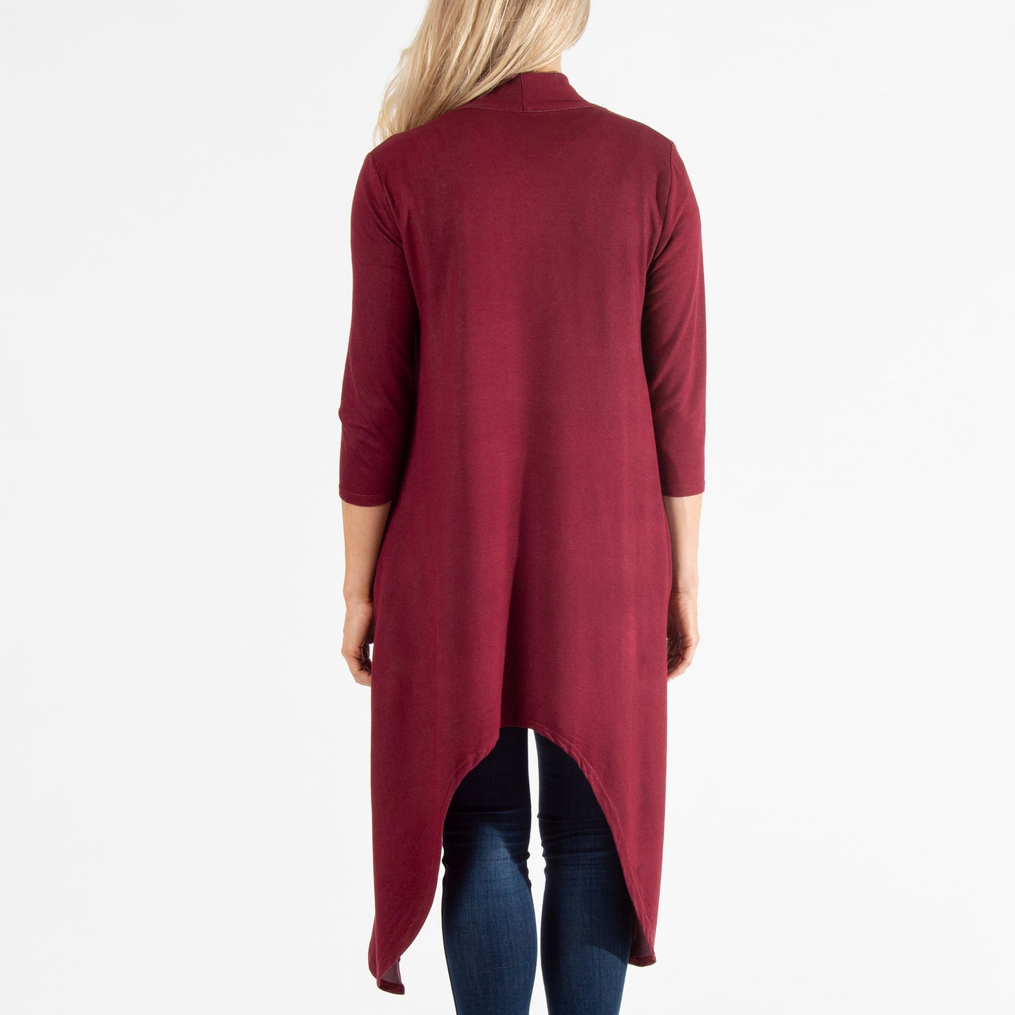 Diana Long Length 3/4 Sleeve Comfort Stretch Cardigan