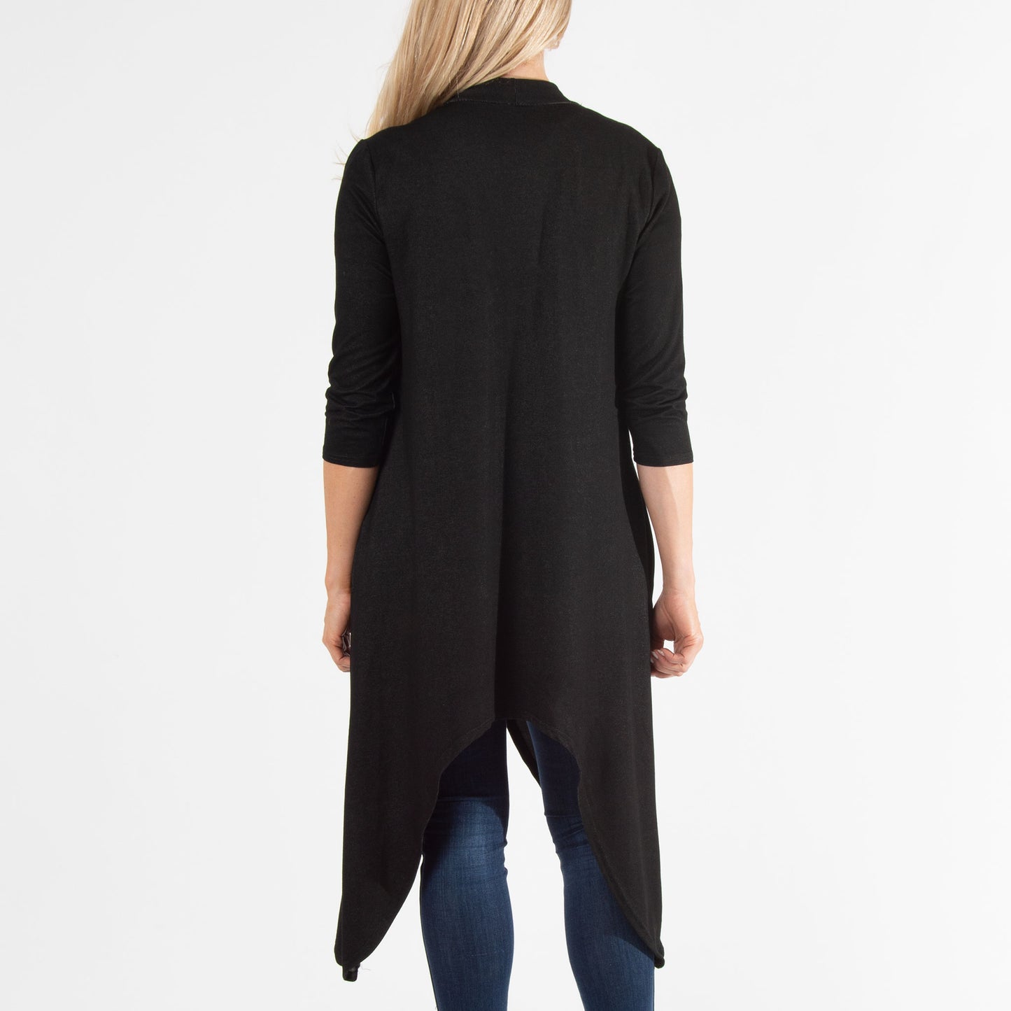 Diana Long Length 3/4 Sleeve Comfort Stretch Cardigan