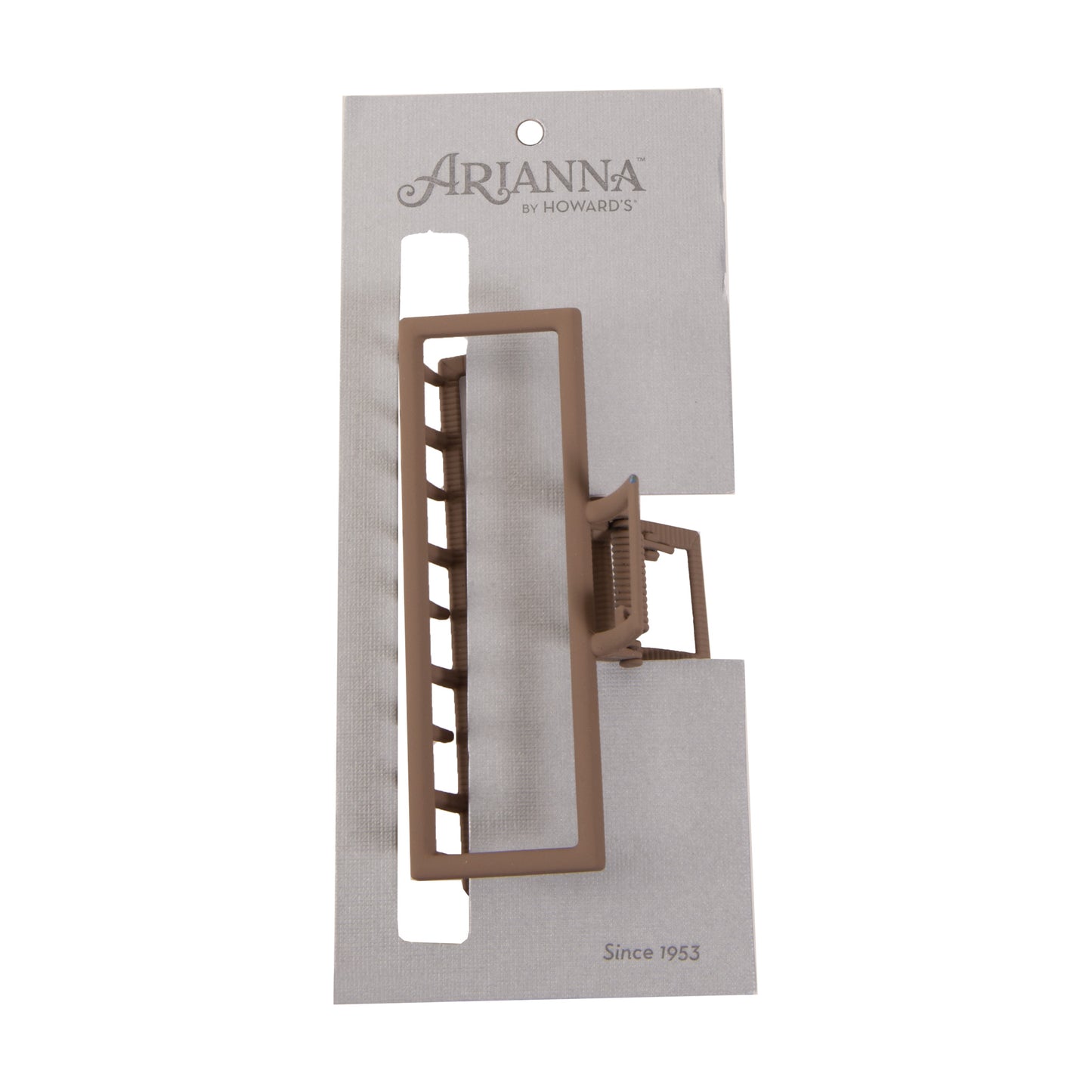 Square Matte Metal Hair Claw Clip