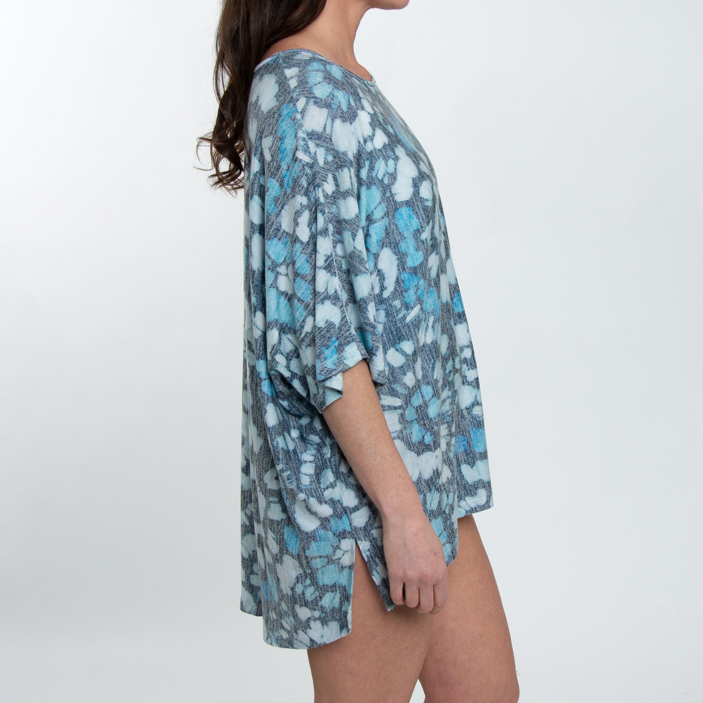 Elsie Ocean Mosaic Printed One Size Beach Swimsuit Cover Up
