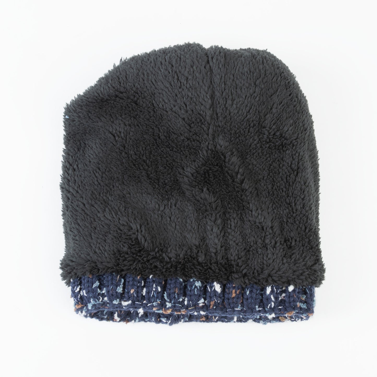 Bristol Striped Knit Pom Fleece Lined Beanie