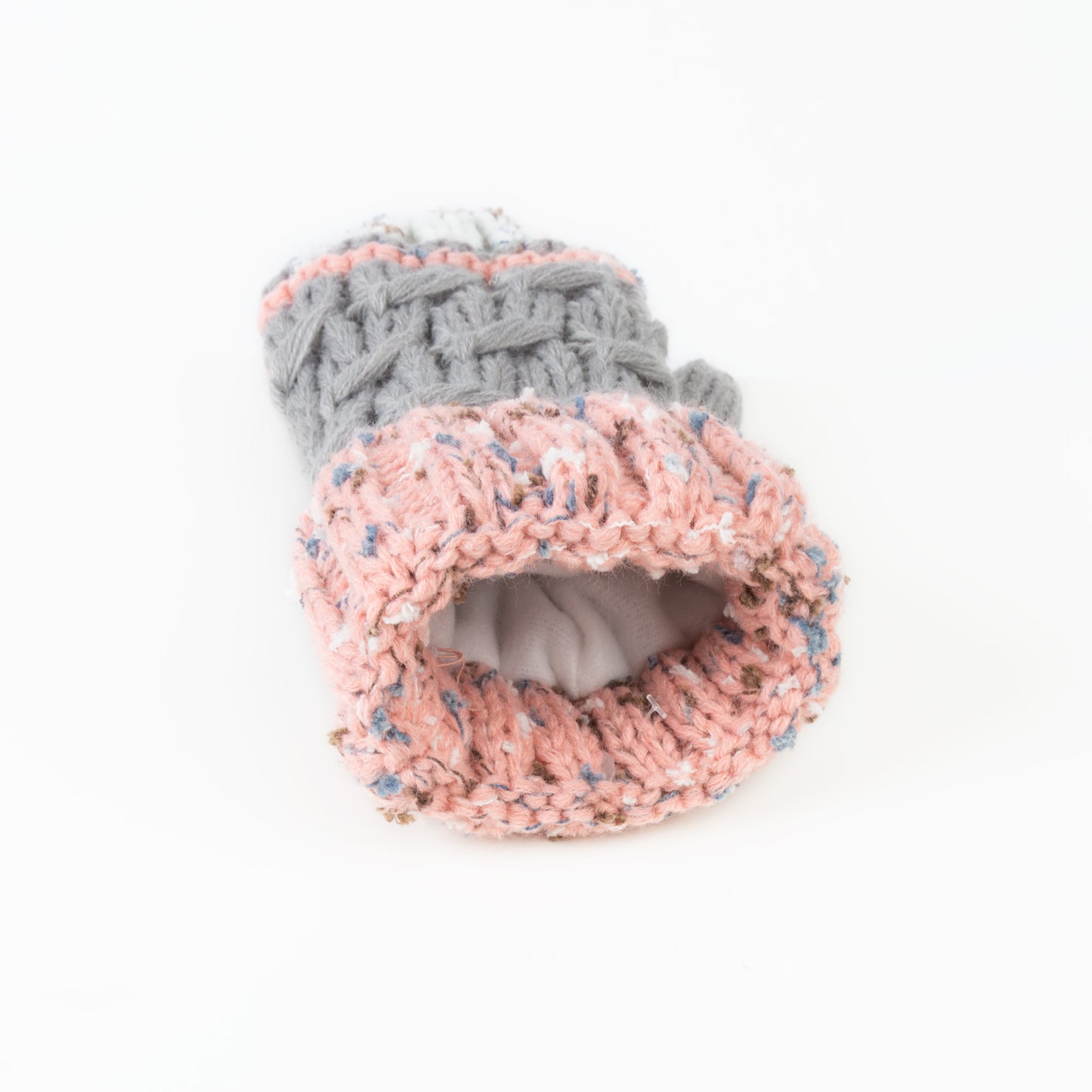 Bristol Striped Knit Fleece Lined Mitten