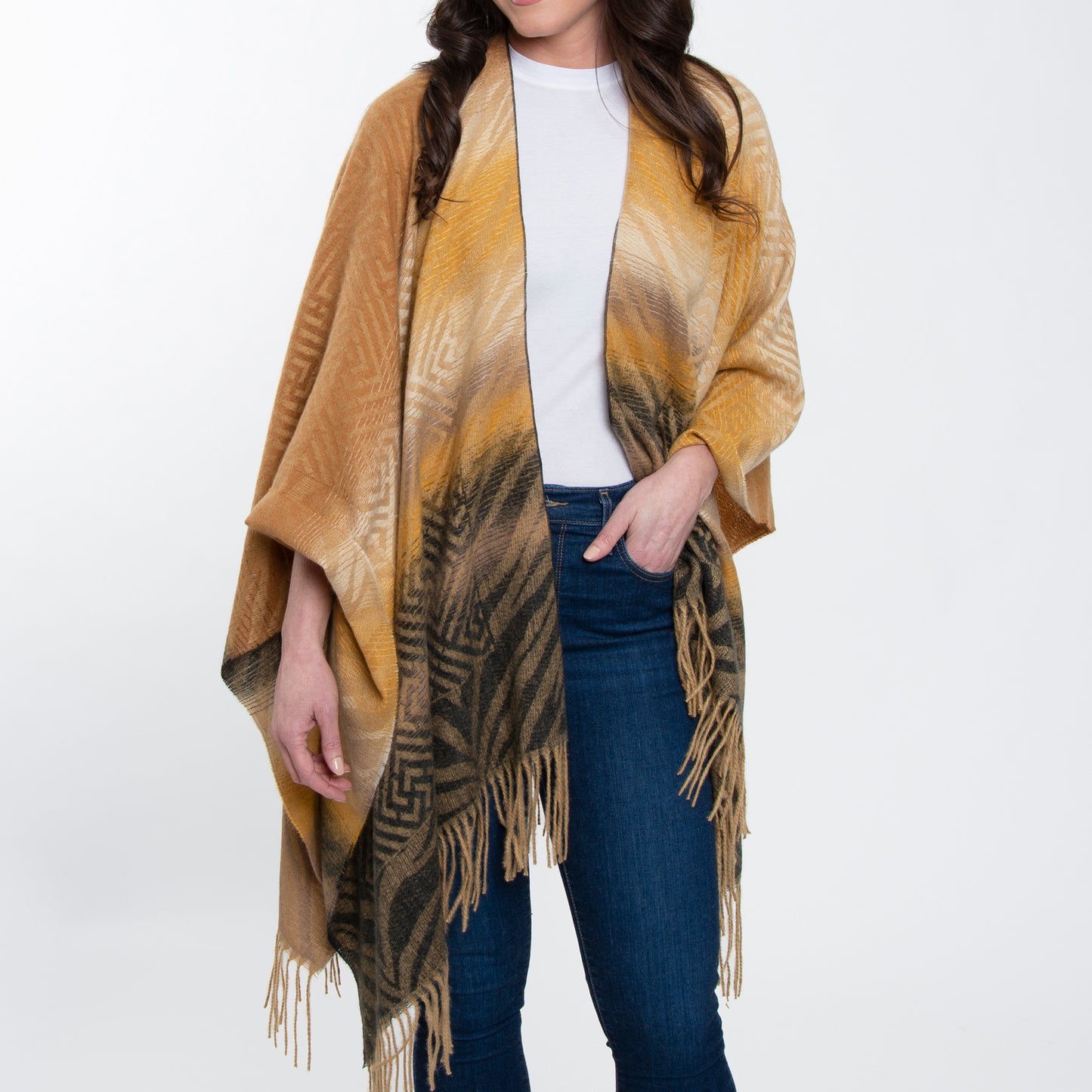 Winter Scout One Size Plaid Tasseled Wrap