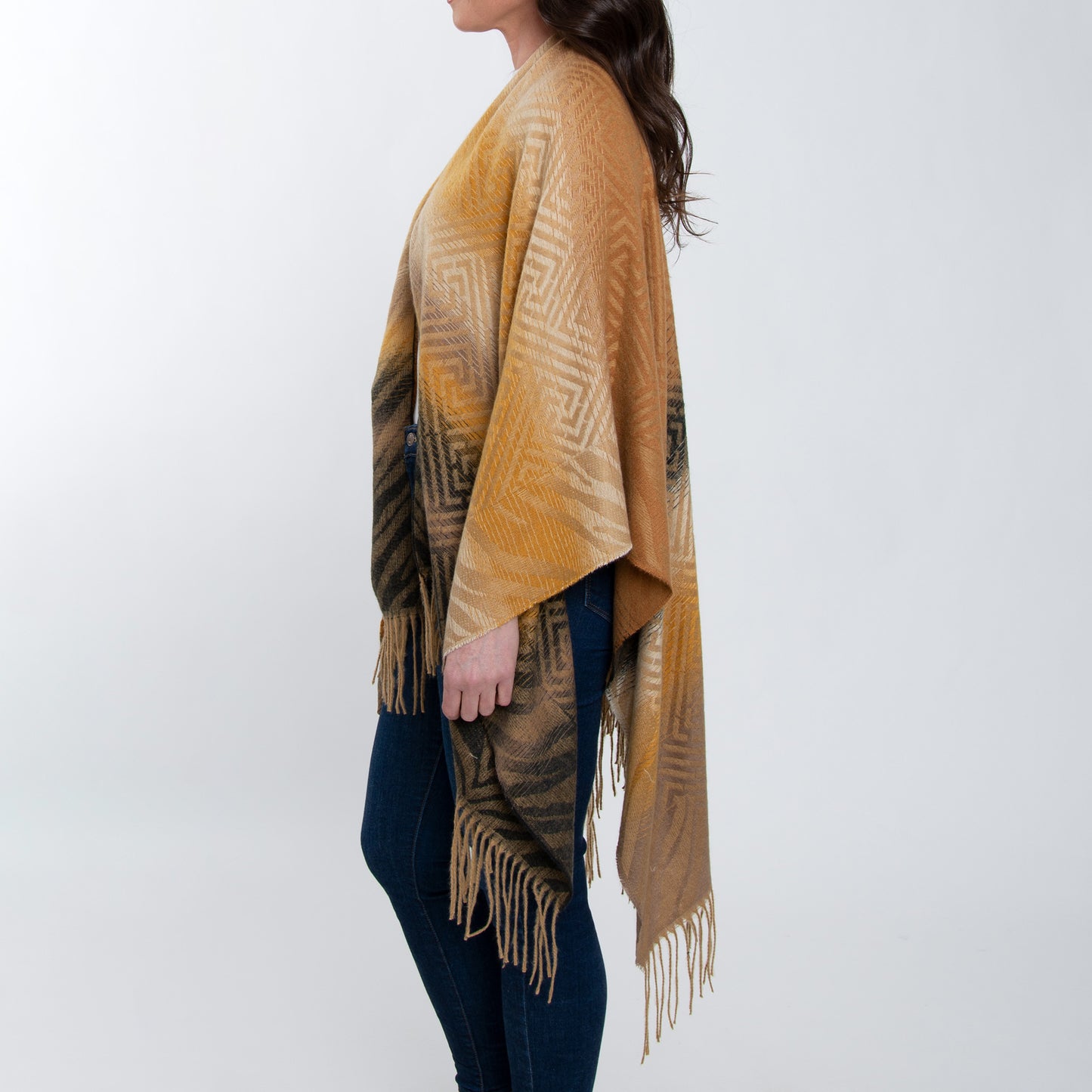 Winter Scout One Size Plaid Tasseled Wrap