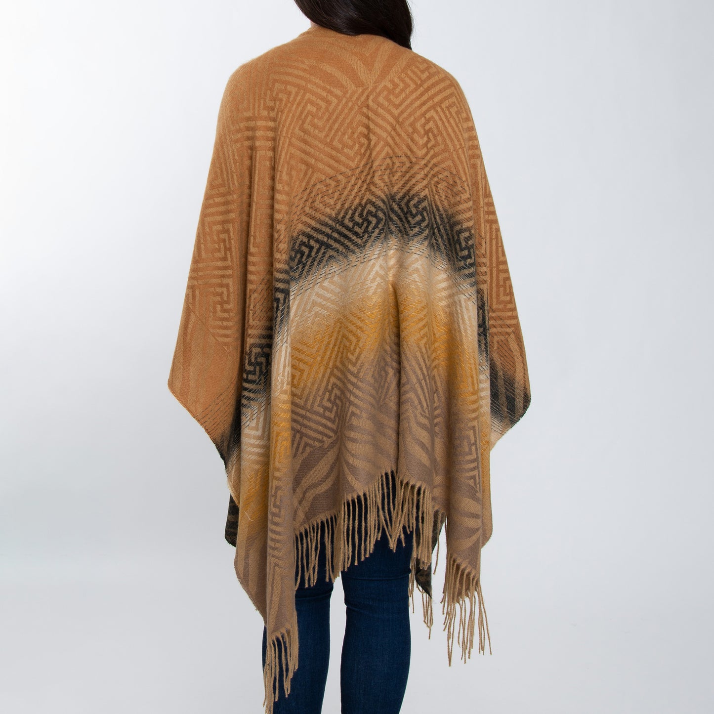 Winter Scout One Size Plaid Tasseled Wrap