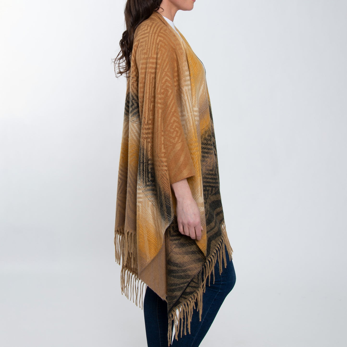 Winter Scout One Size Plaid Tasseled Wrap
