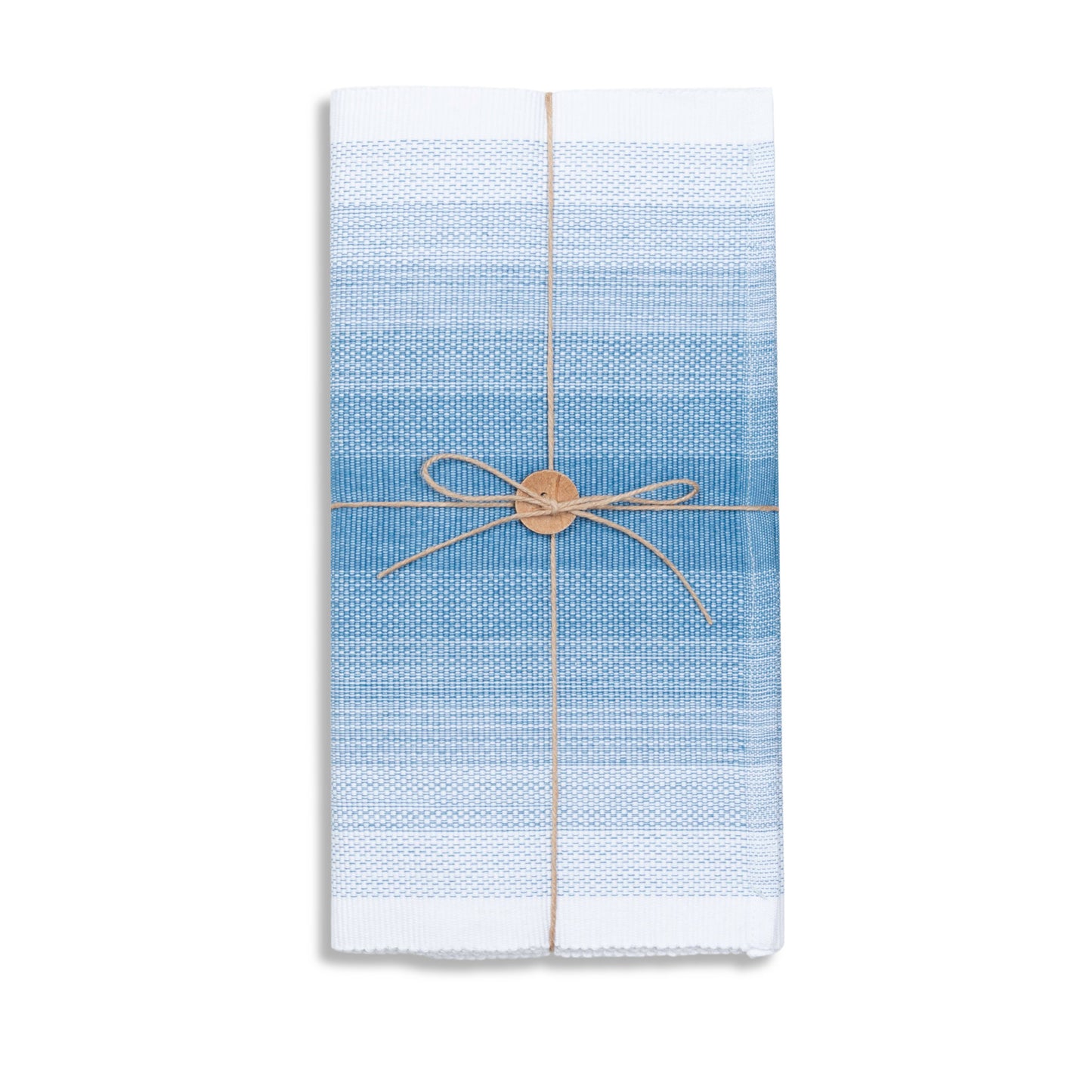 Blue Ombre Woven Kitchen Table Runner