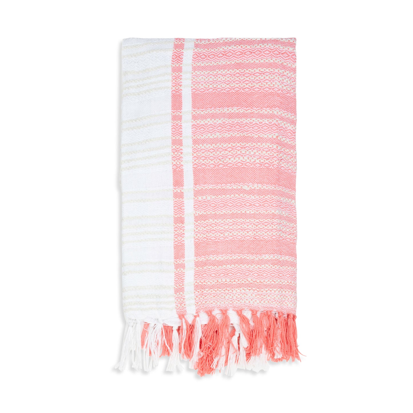 Genevieve 50x70" Indoor/Outdoor Recycled Woven Throw Blanket