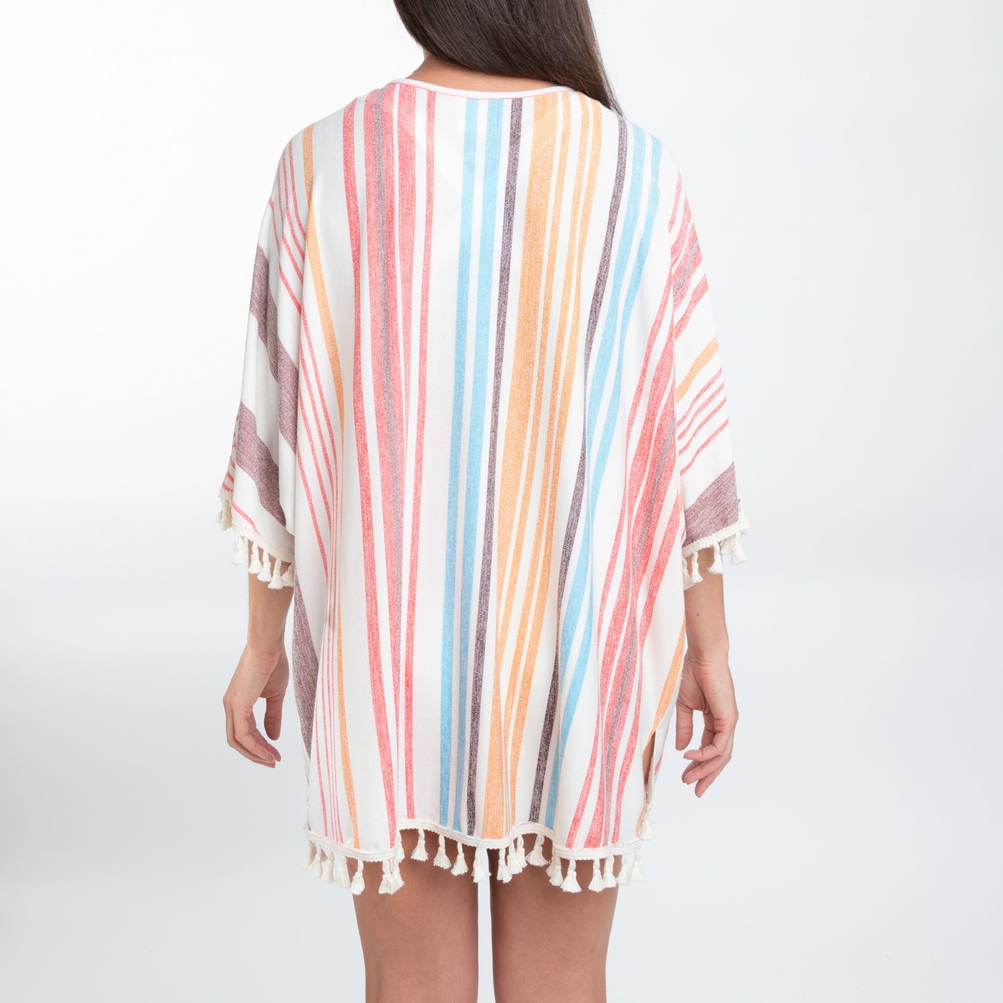 Elsie Desert Stripe One Size Beach Swimsuit Cover Up