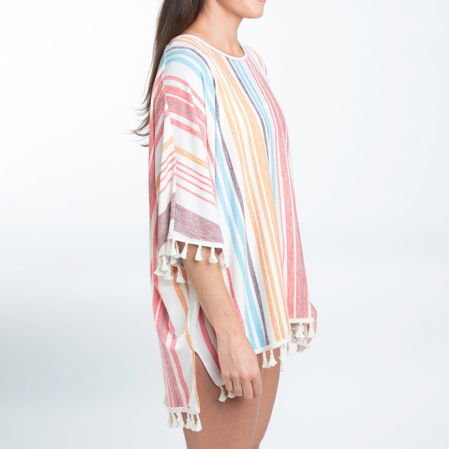 Elsie Desert Stripe One Size Beach Swimsuit Cover Up