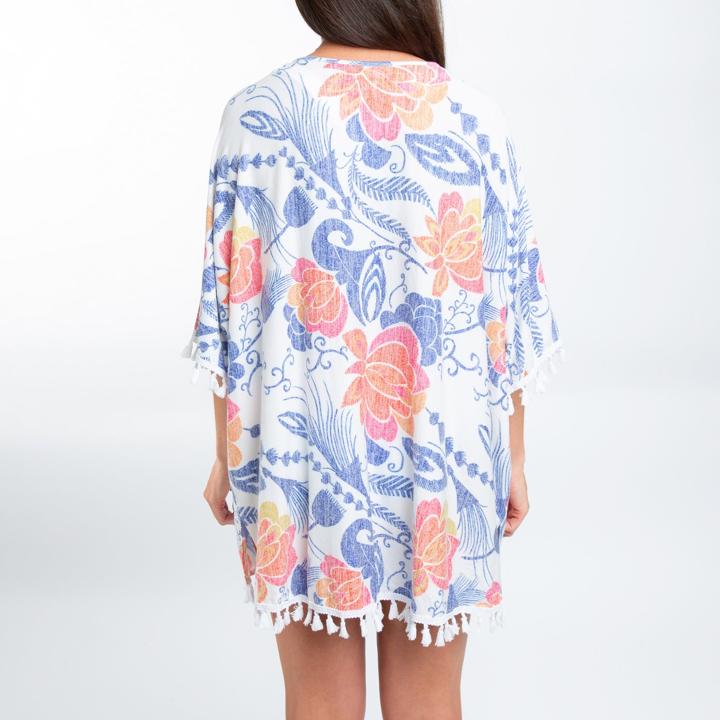 Elsie Bright Floral One Size Beach Swimsuit Cover Up