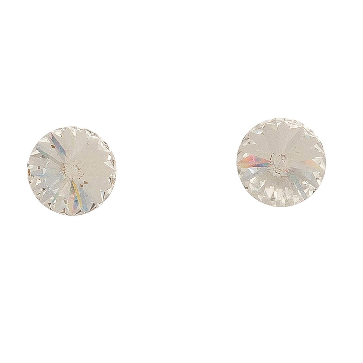 Rivoli Cut Crystal Stud Earrings