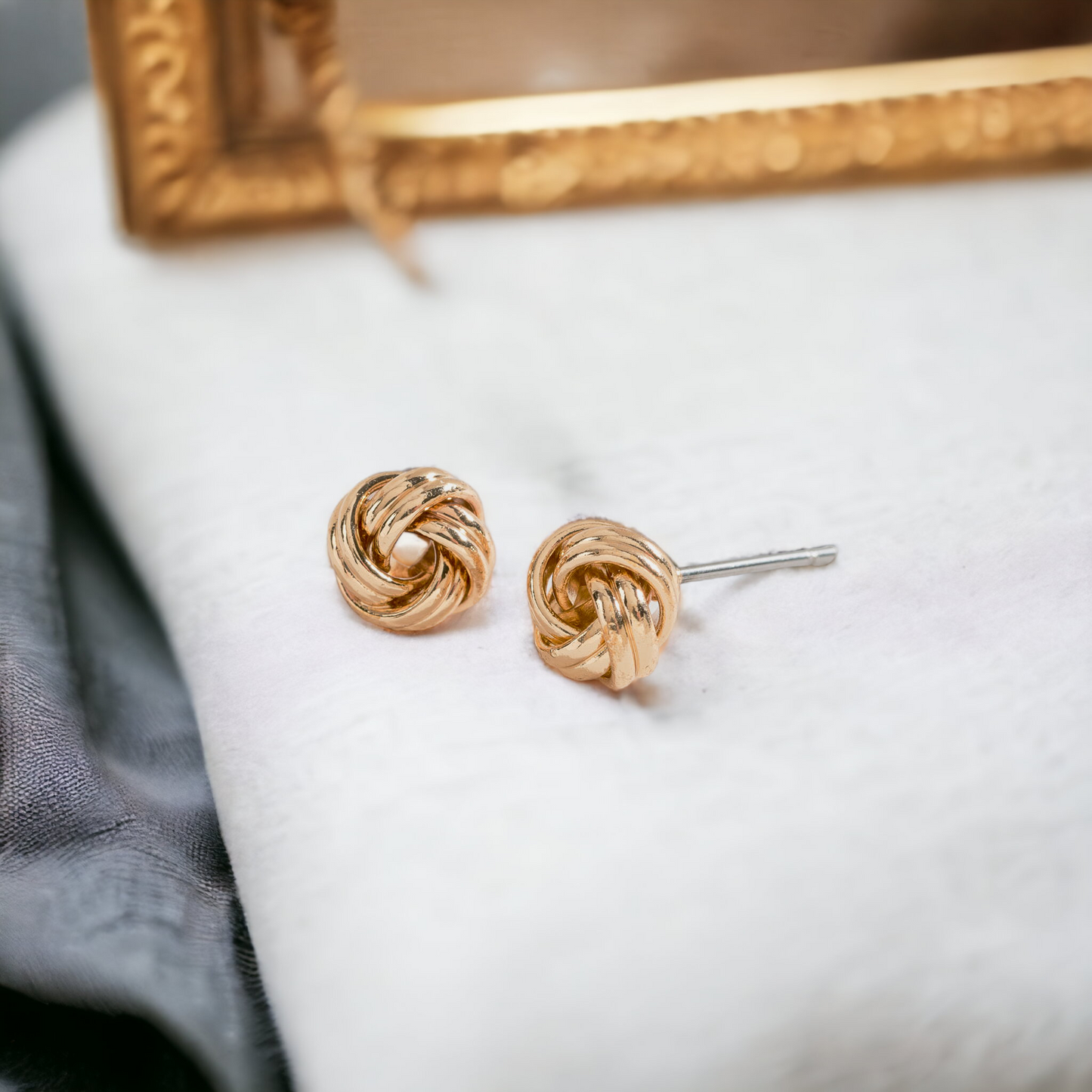 Love Knot Stud Earrings