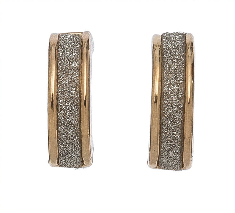 Glitter Hoop Earrings