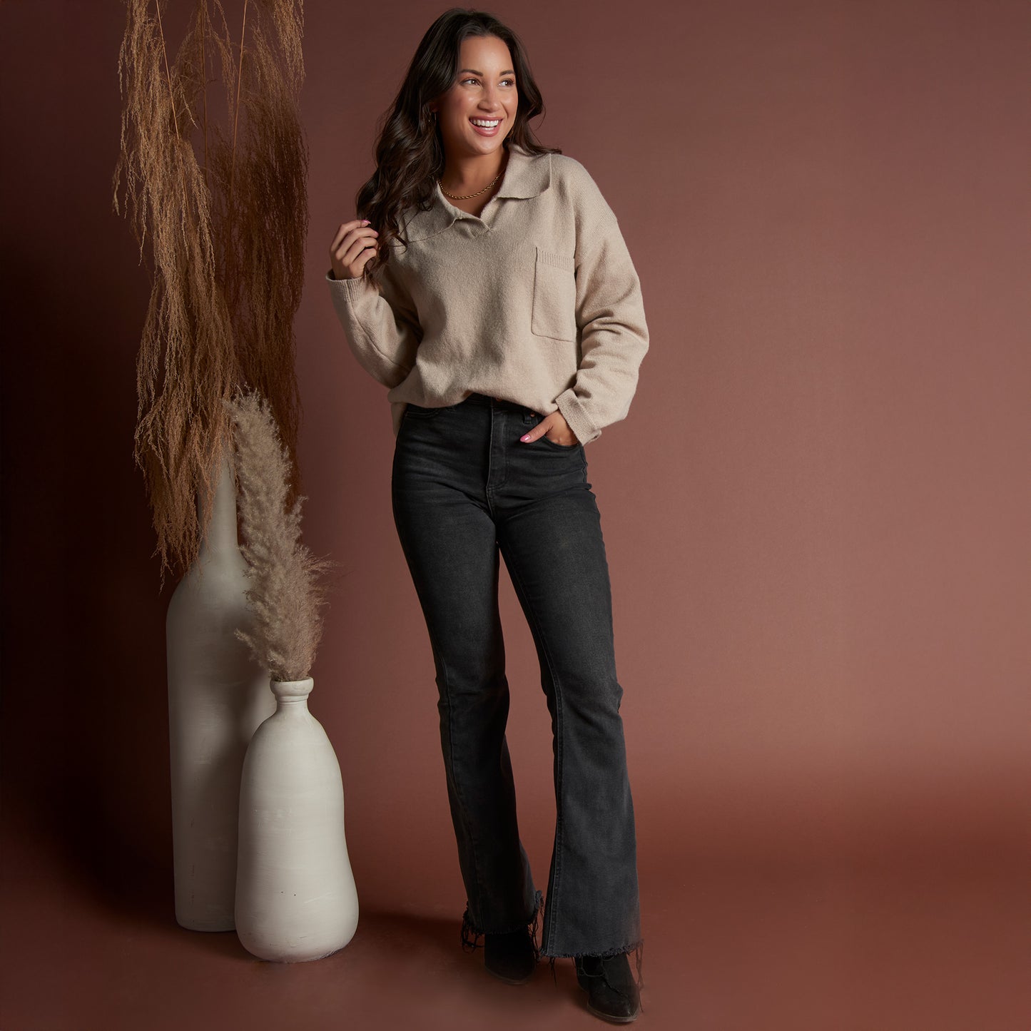 Hudson Collared Sweater