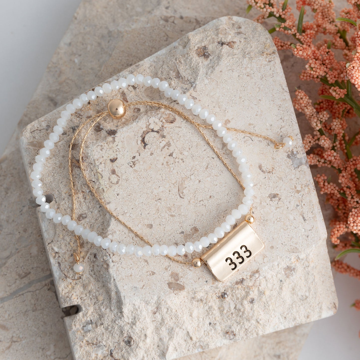333 Support Angel Numbers Bracelet