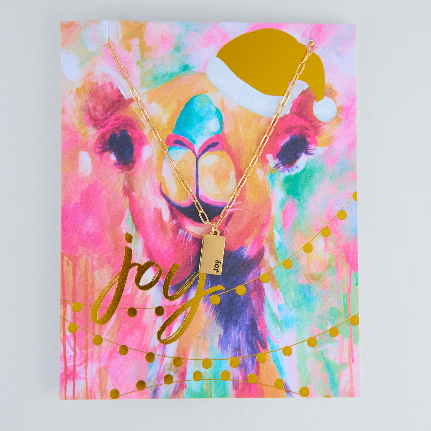 Amira Joy Greeting Card with Pendant Necklace