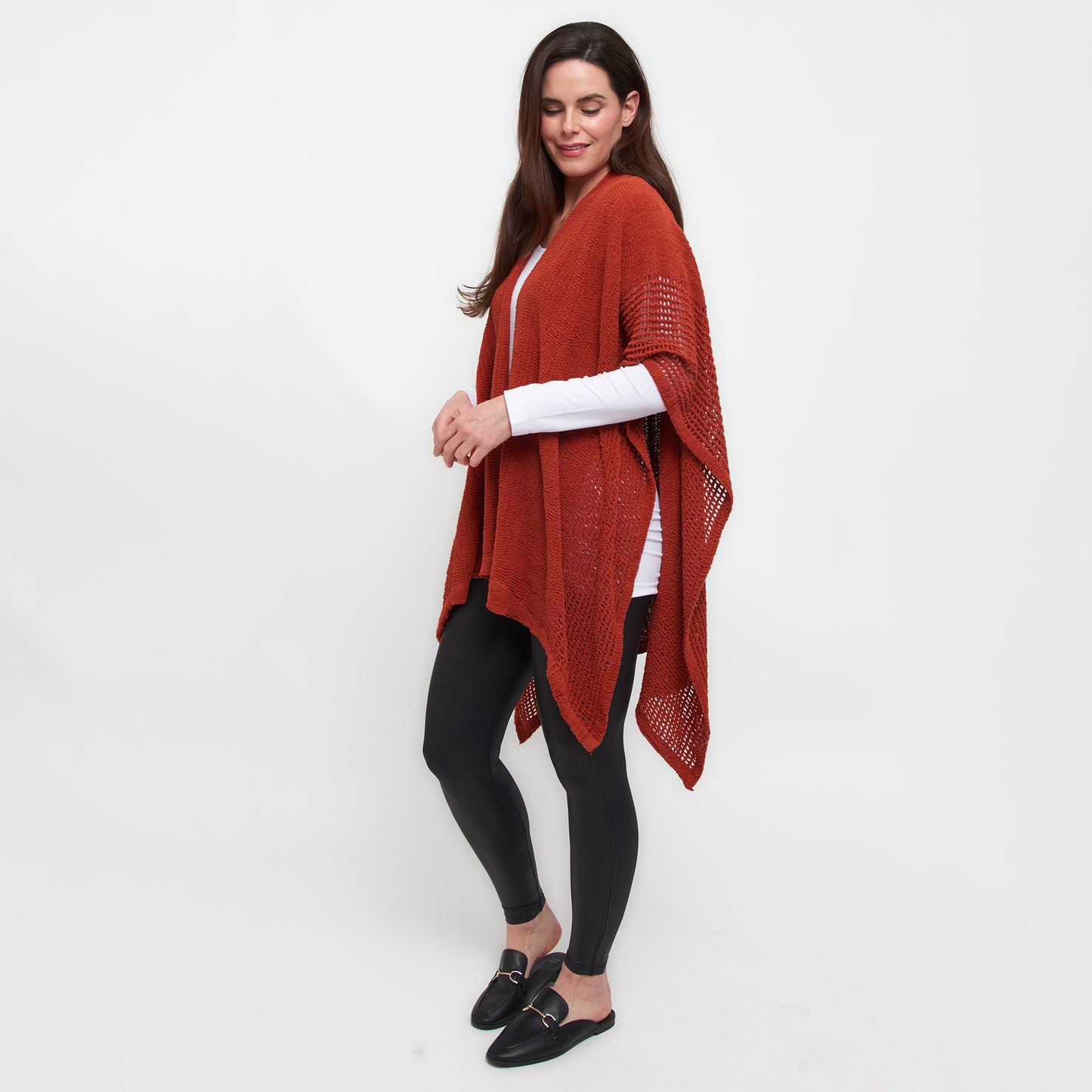 Presley One Size Open Sweater Knit Wrap