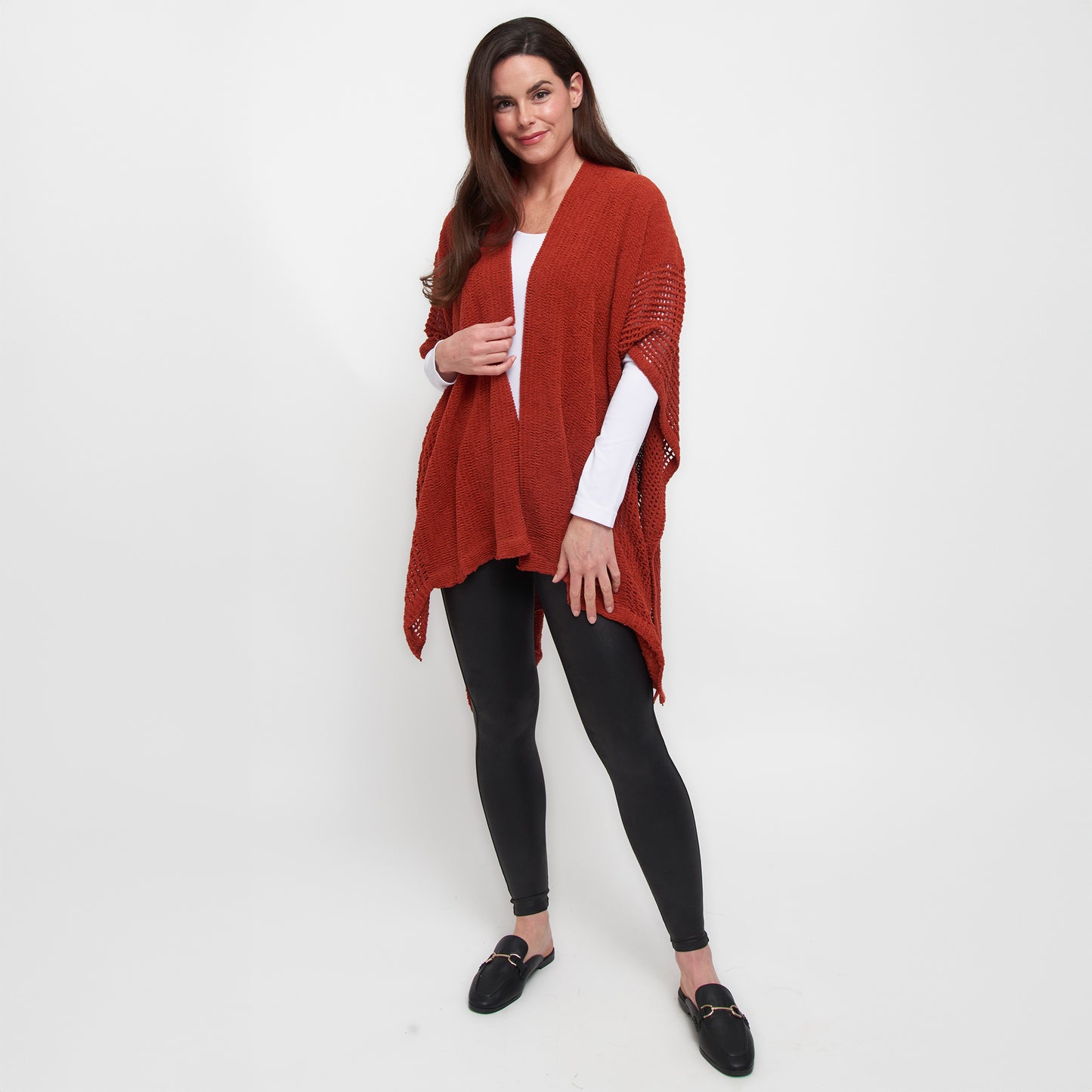 Presley One Size Open Sweater Knit Wrap