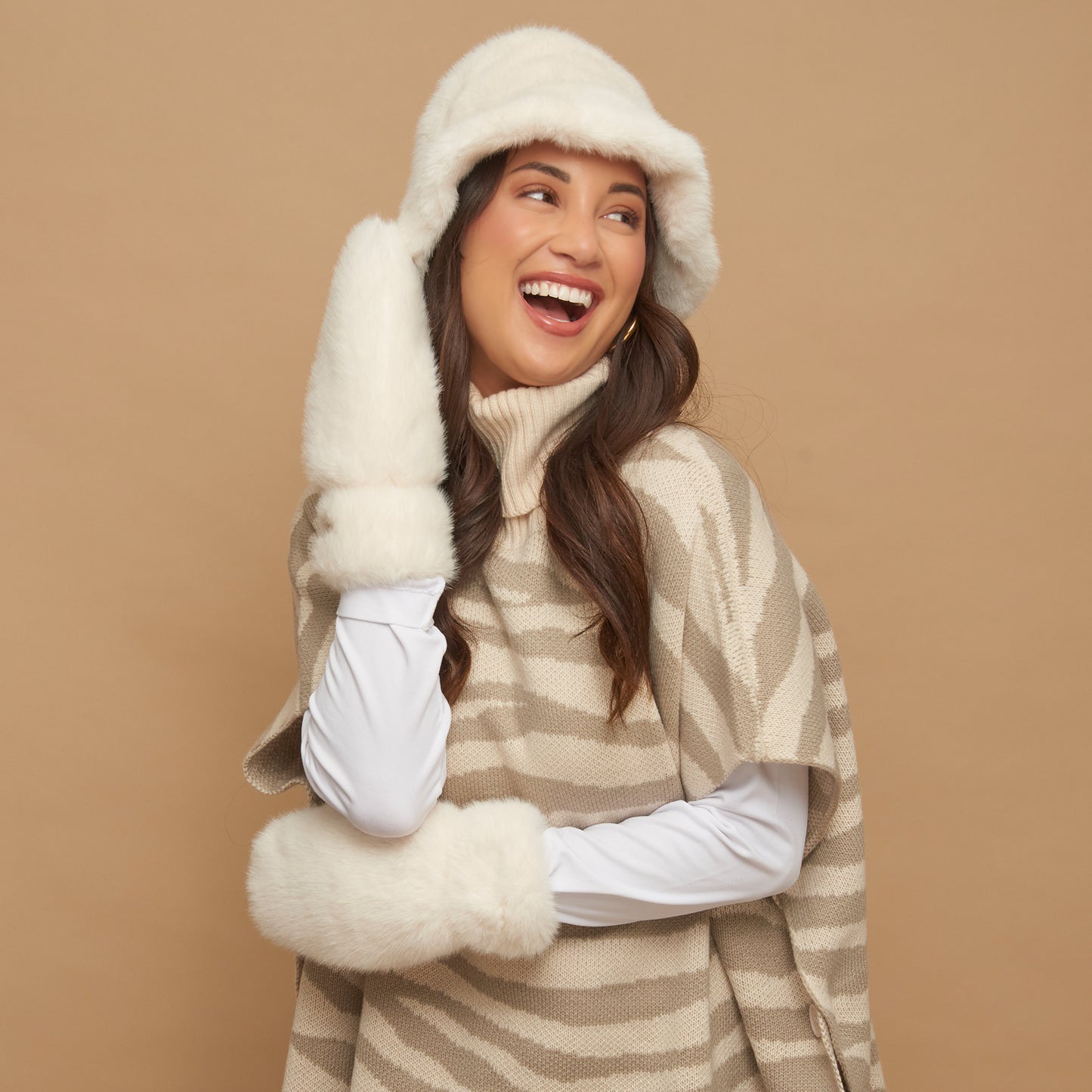 Spencer Faux Fur Winter Bucket Hat