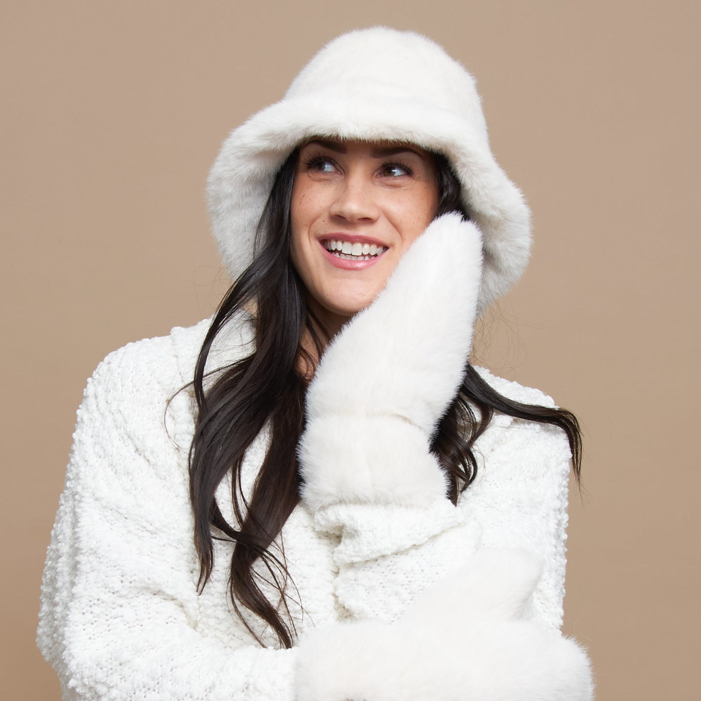 Spencer Faux Fur Winter Bucket Hat