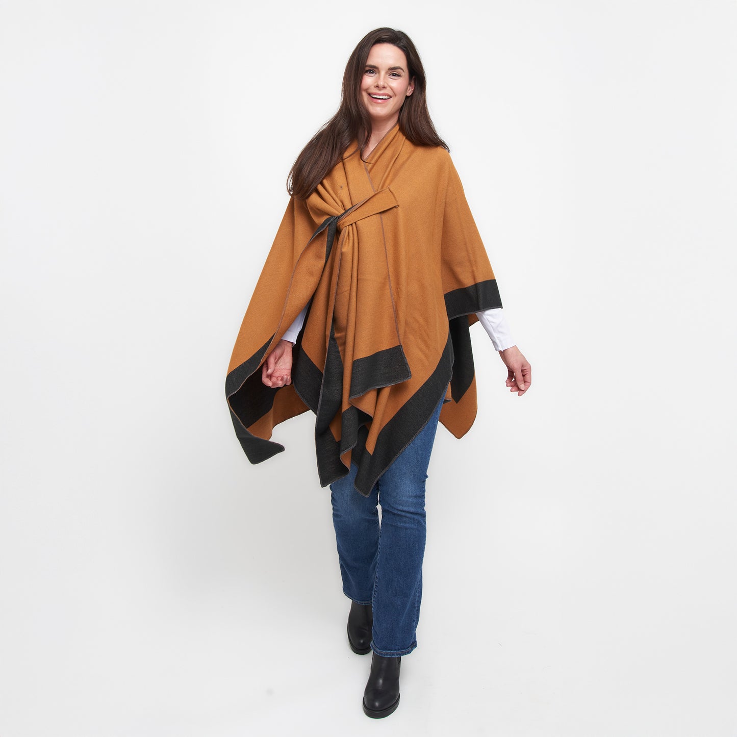 Mackenzie Reversible One Size Open Front Wrap