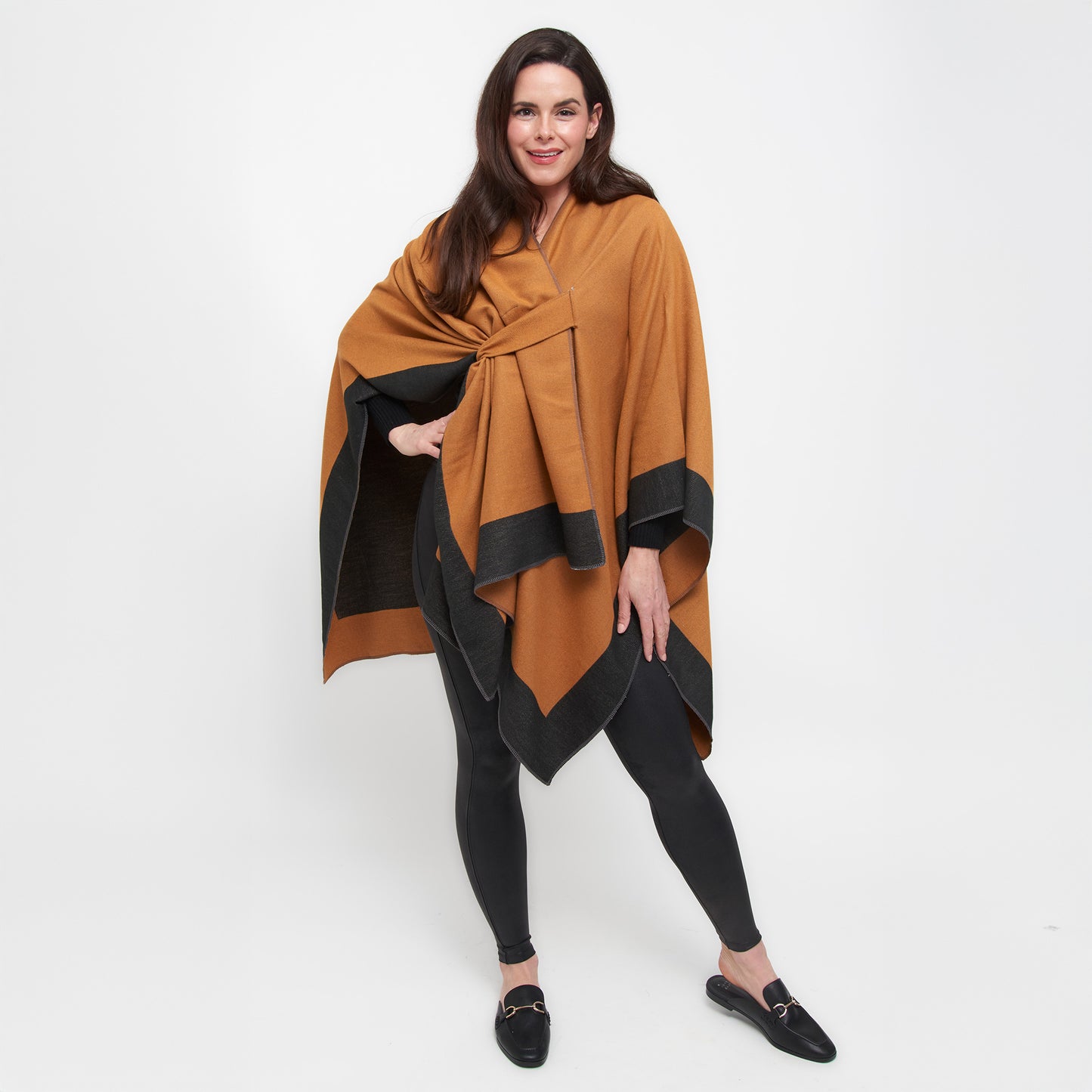 Mackenzie Reversible One Size Open Front Wrap