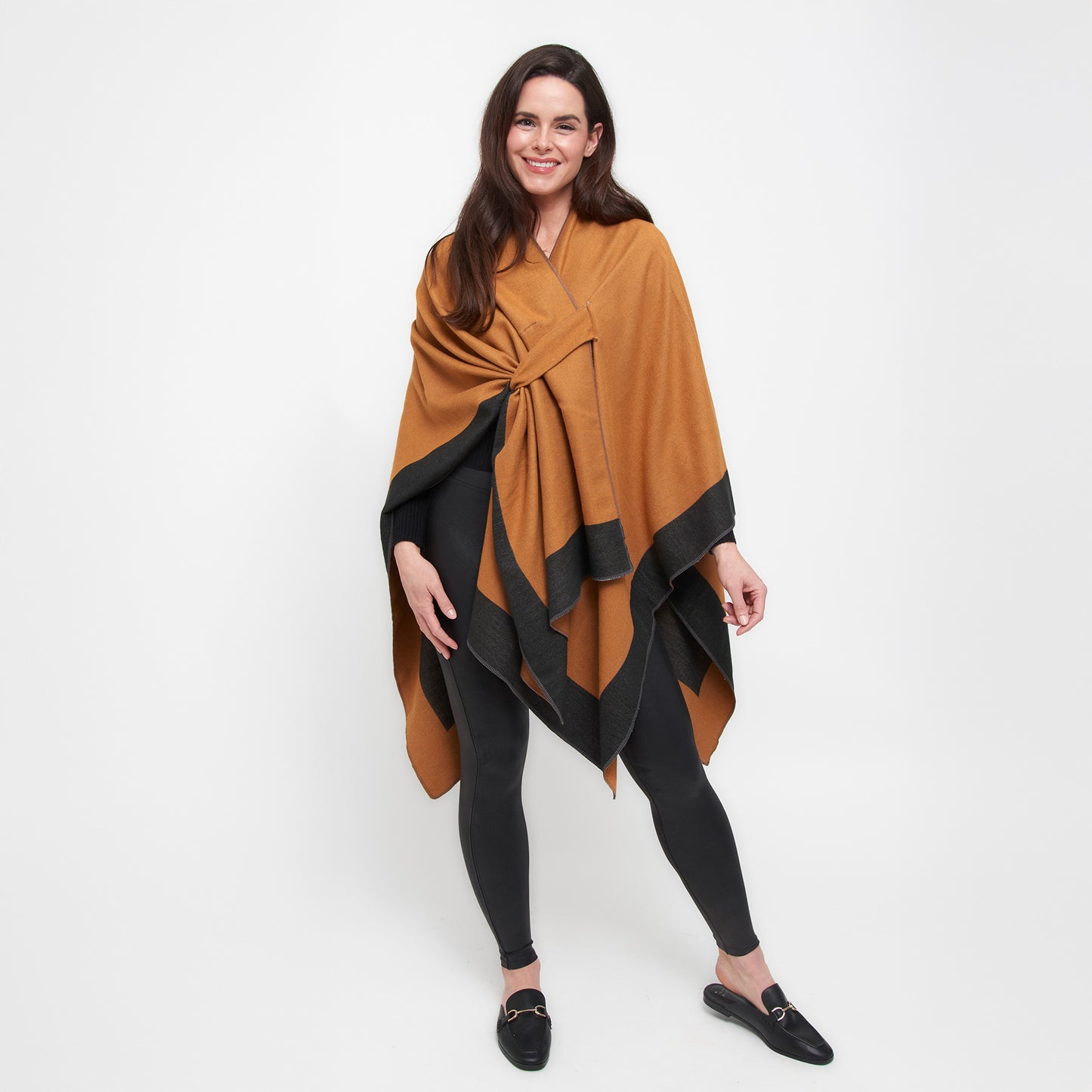 Mackenzie Reversible One Size Open Front Wrap