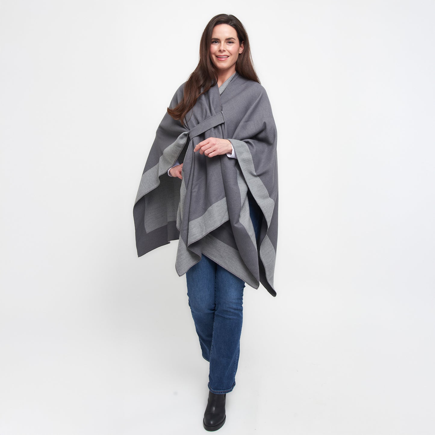 Mackenzie Reversible One Size Open Front Wrap