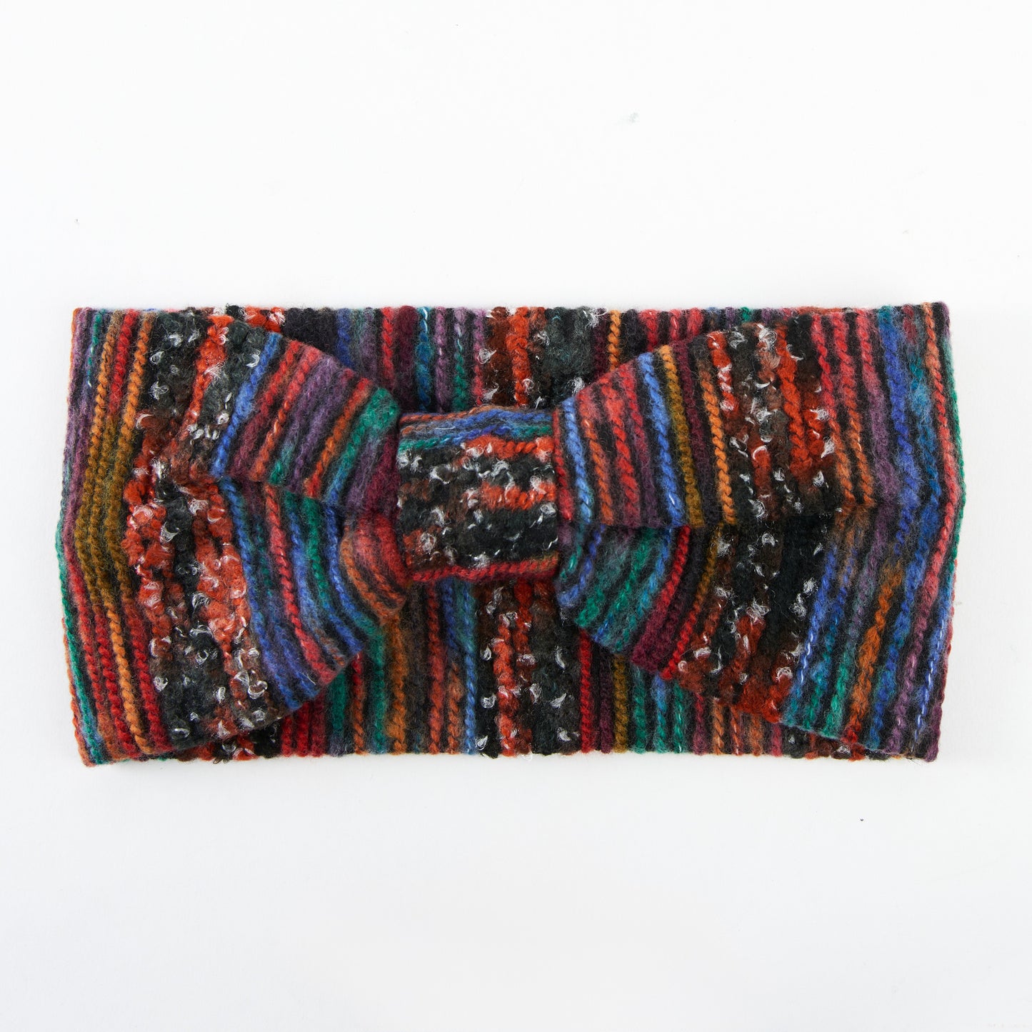 Emmy Striped Knotted Cold Weather Winter Fashion Headband