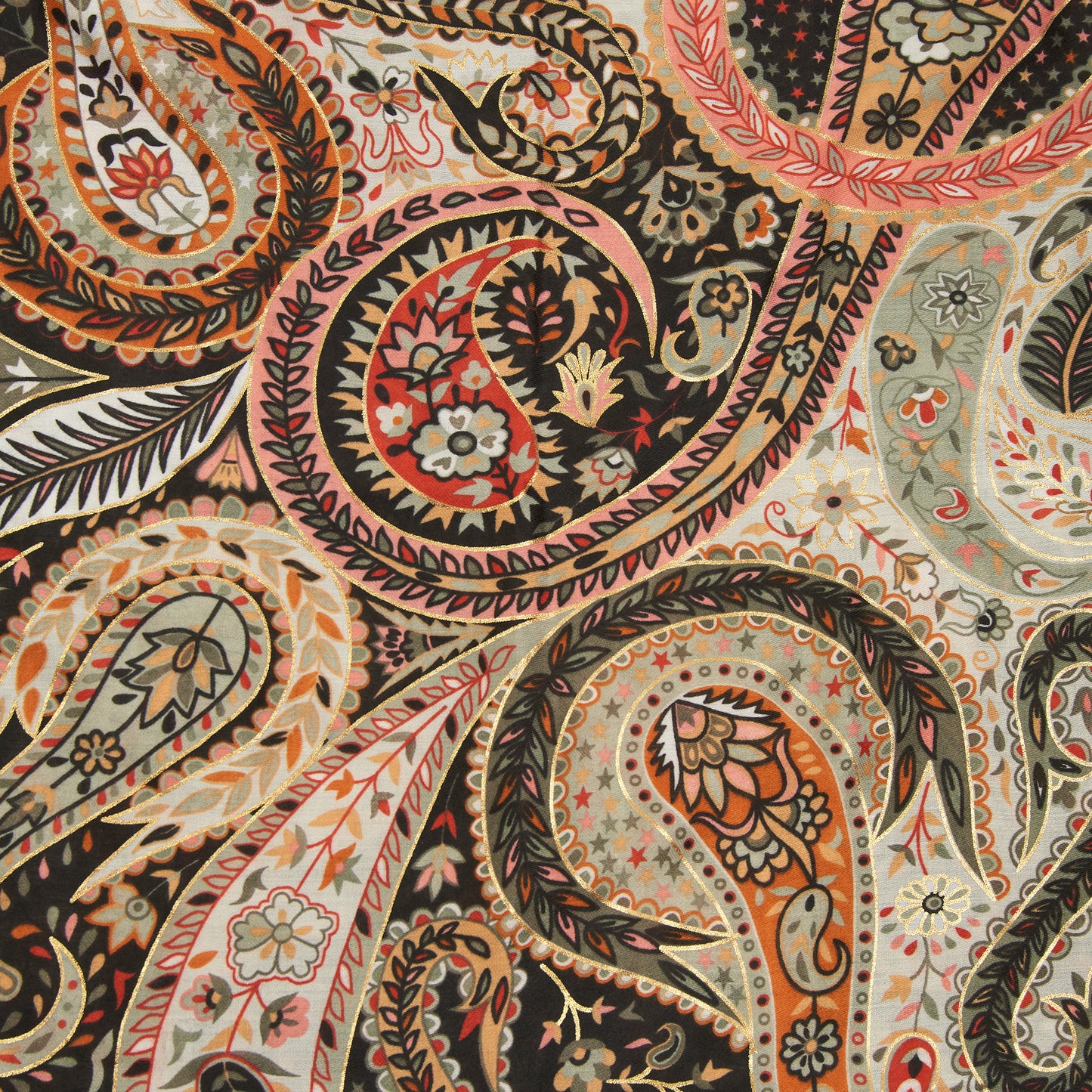 Amina Paisley Lightweight Fashion Scarf