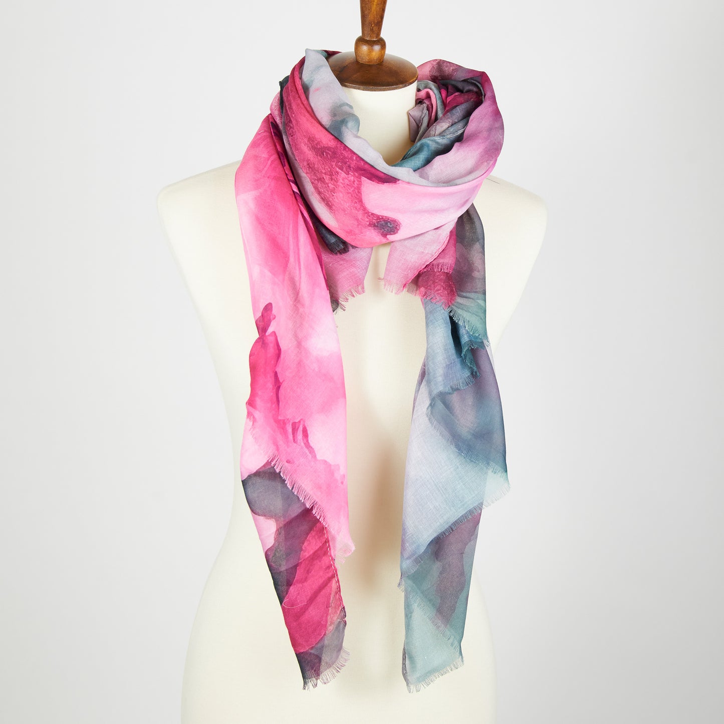 Raelynn Abstract Floral Lightweight Fashion Scarf