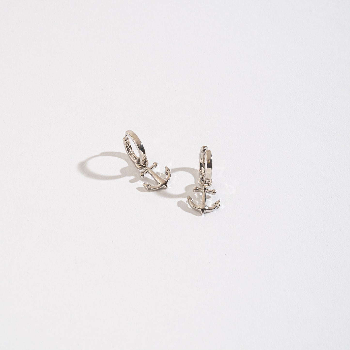 Nautical Themed Charm Hoop Earrings