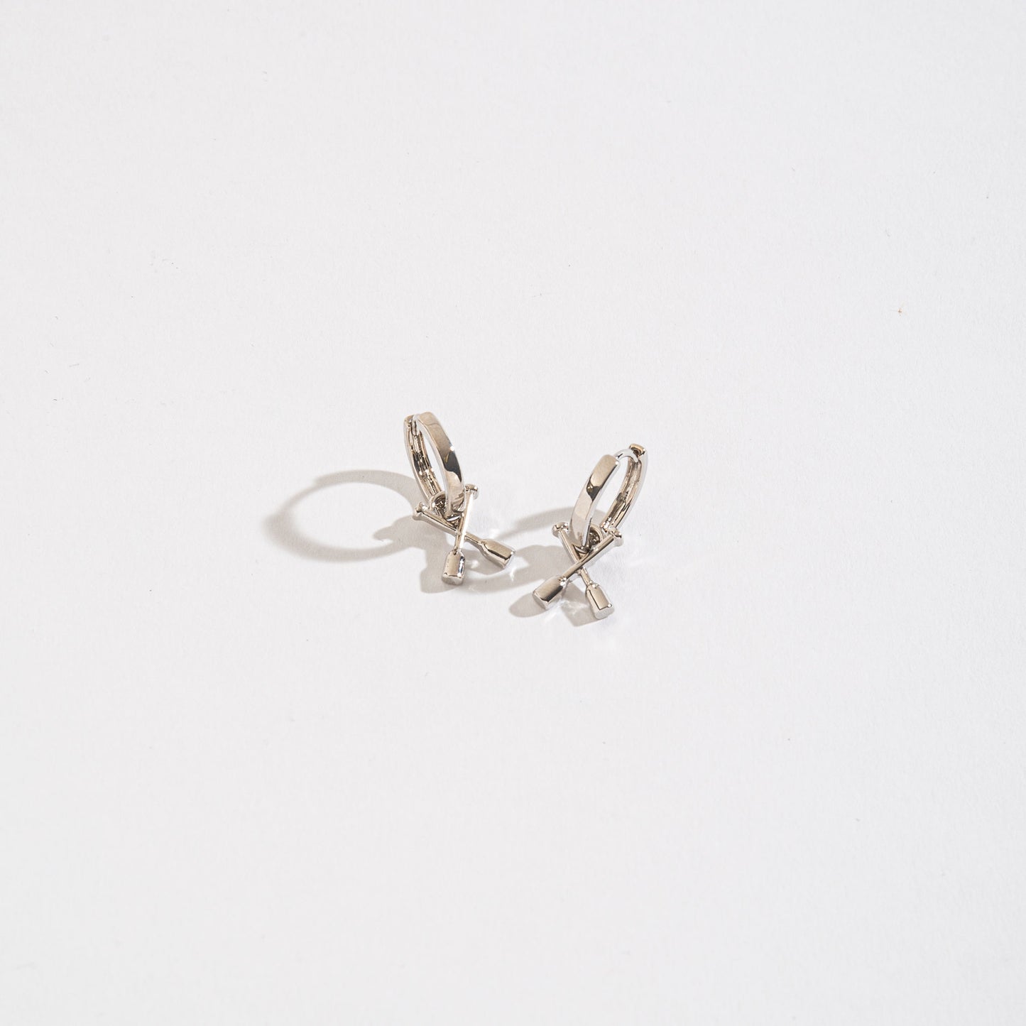 Nautical Themed Charm Hoop Earrings