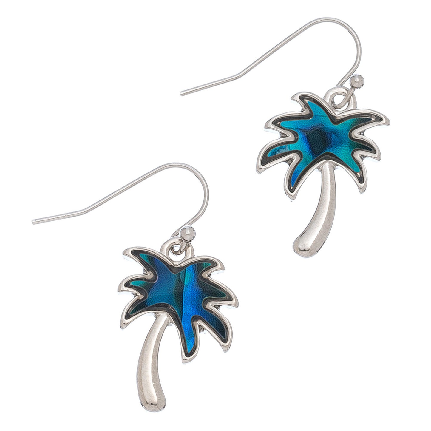Abalone Icon Drop Earrings