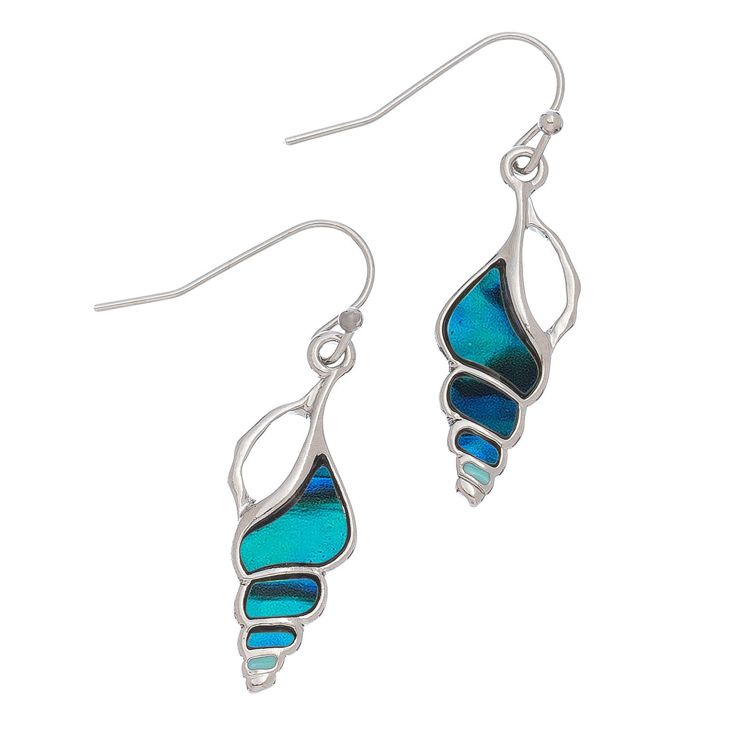 Abalone Icon Drop Earrings