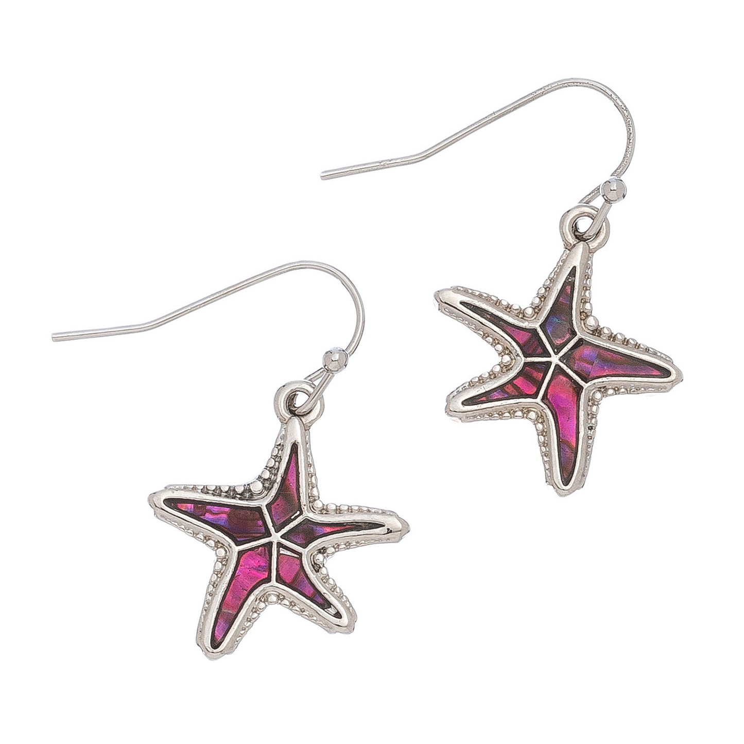 Abalone Icon Drop Earrings