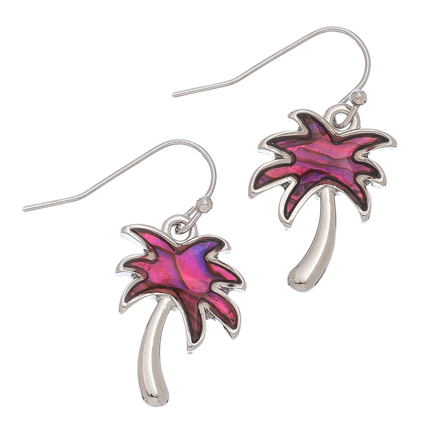 Abalone Icon Drop Earrings