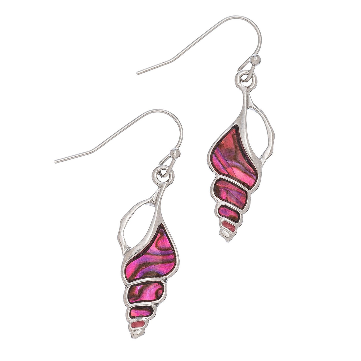Abalone Icon Drop Earrings