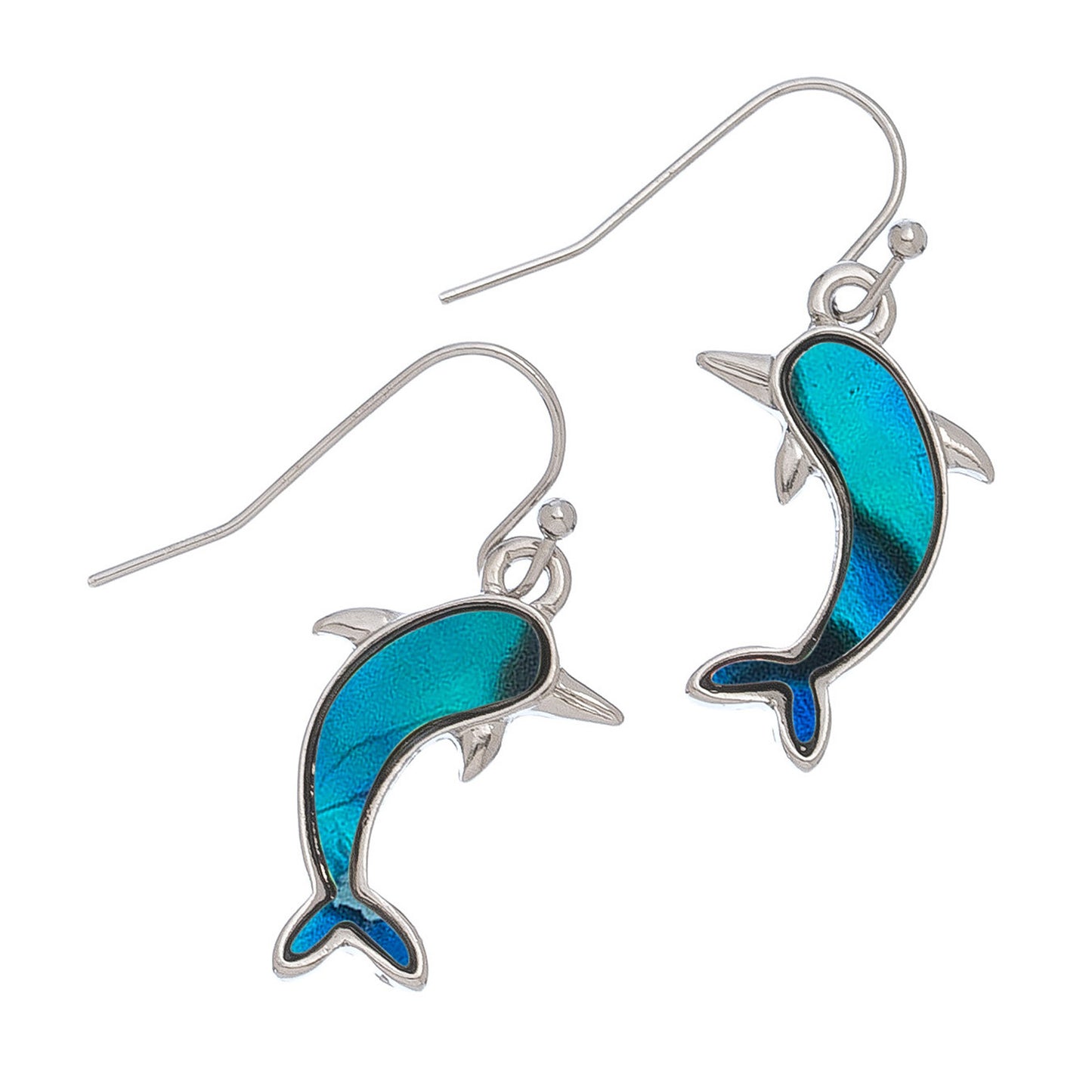 Abalone Icon Drop Earrings