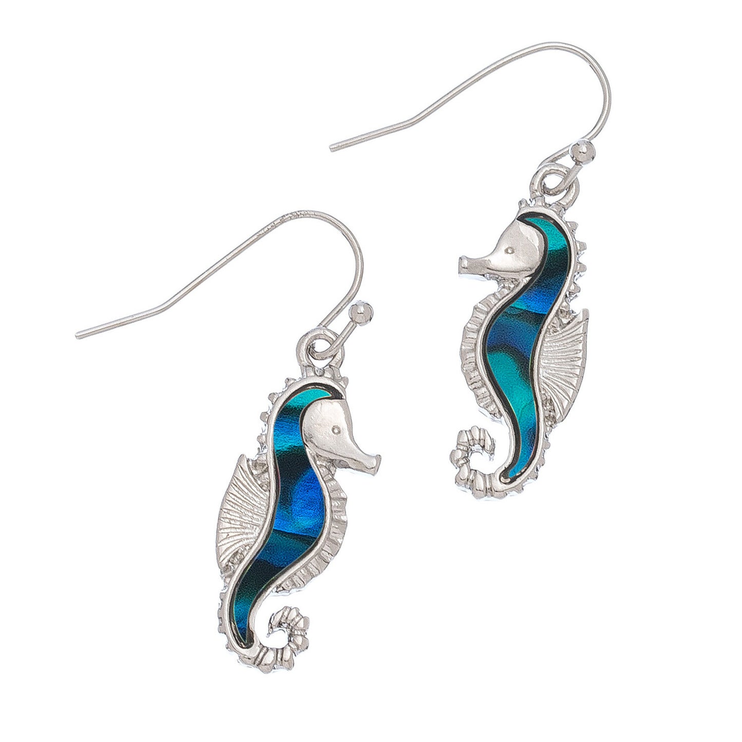 Abalone Icon Drop Earrings