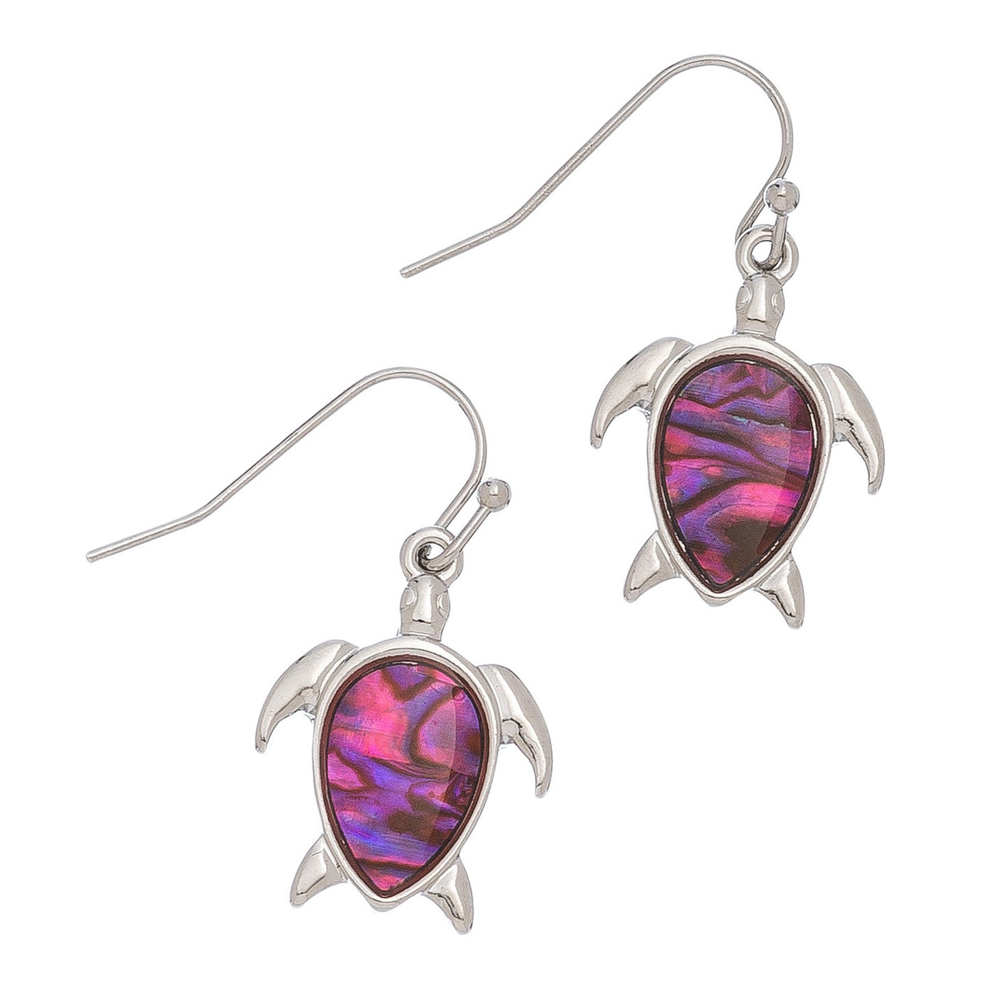 Abalone Icon Drop Earrings