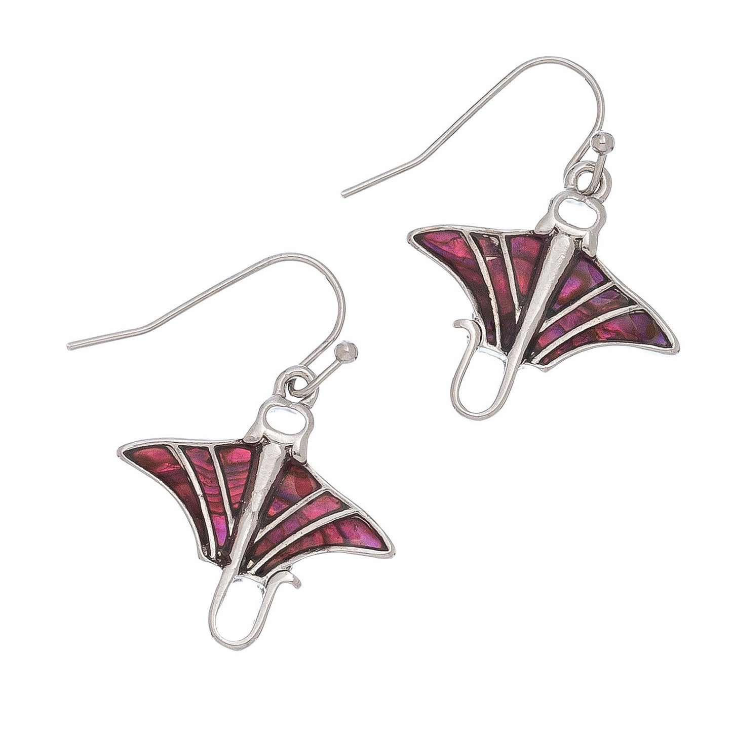 Abalone Icon Drop Earrings